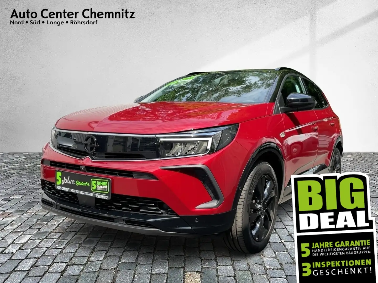 Opel Grandland AT8 GS Line Ultimate LED/Navi/360°Kam Rosso - 1