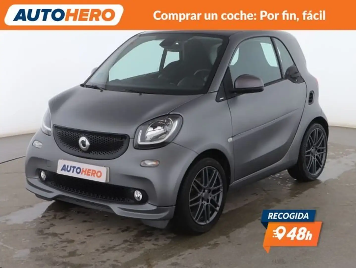 smart forTwo 0.9 Turbo Coupe Passion Gris - 1