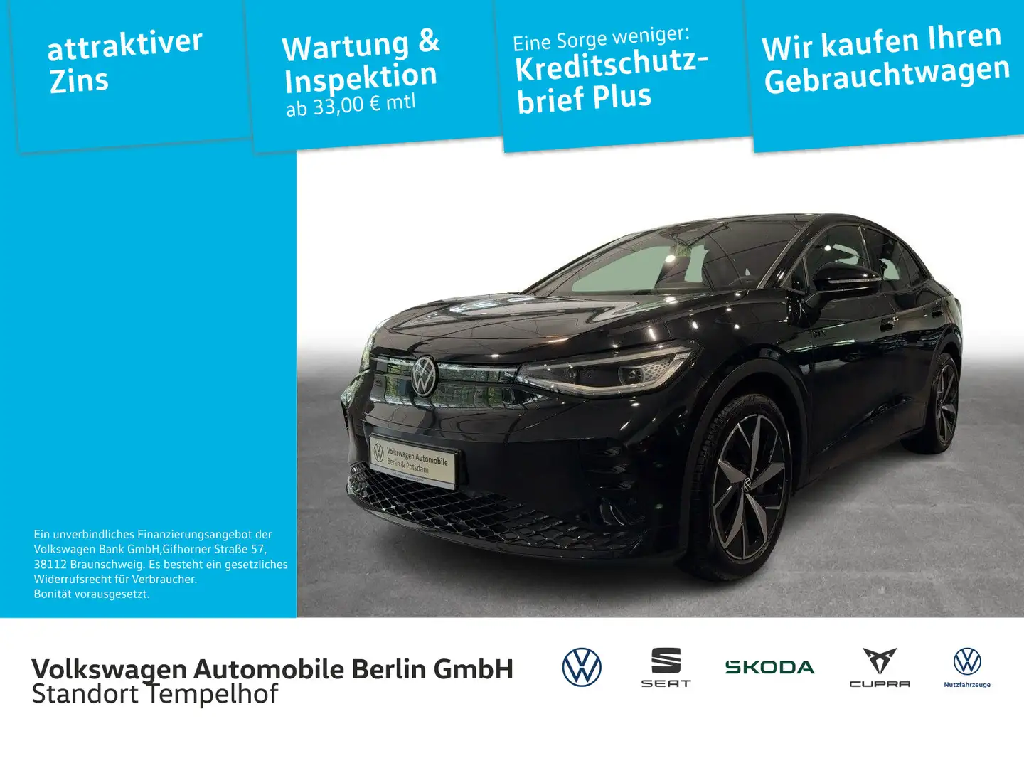 Volkswagen ID.5 GTX 4x4 NAVI MATRIX-LED 77kWh W-Pumpe PDC Zwart - 1