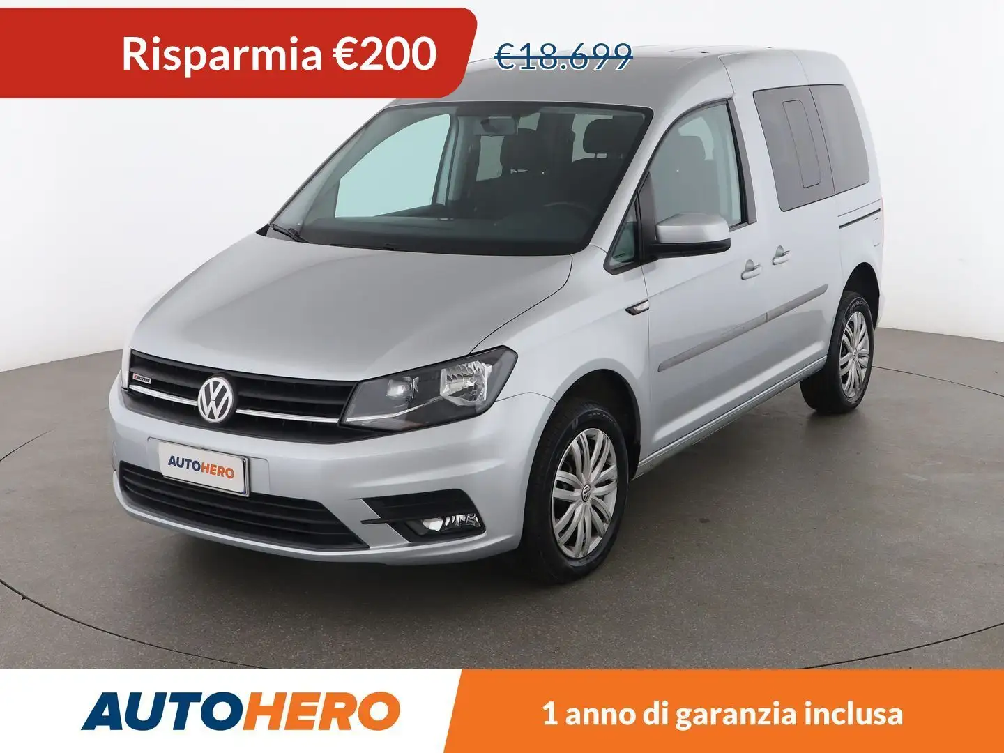Volkswagen Caddy 2.0 TDI Trendline 122 CV 4Motion Argento - 1