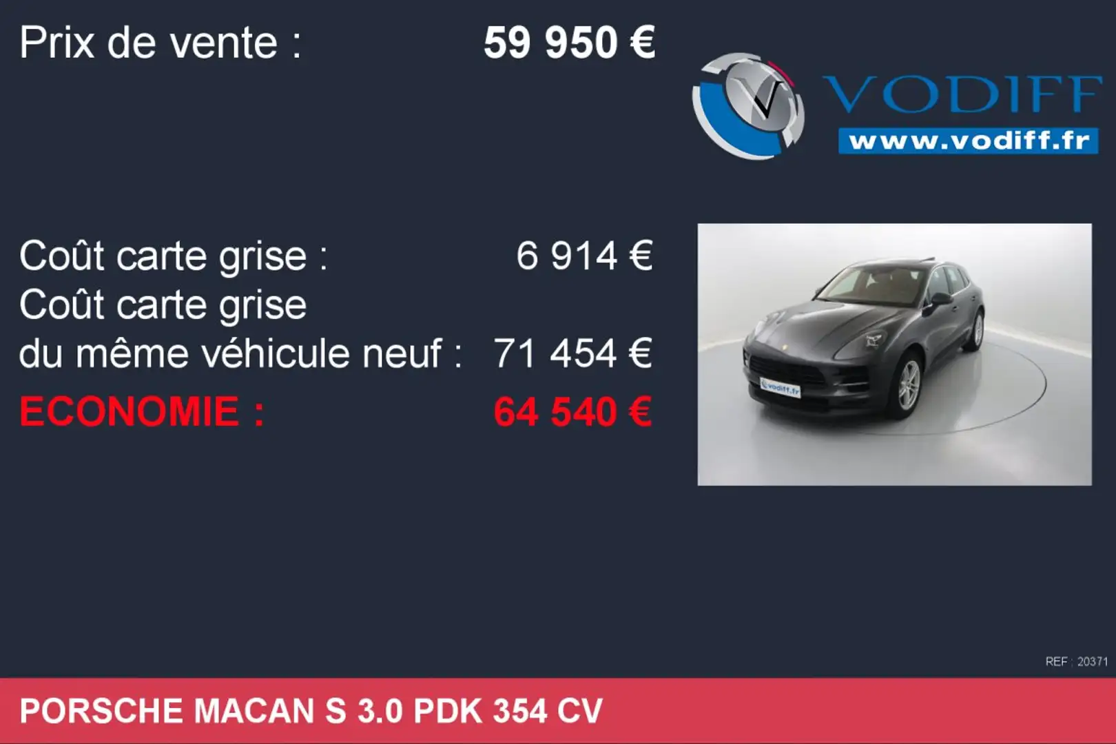 Porsche Macan S 3.0 PDK 354 CV Grau - 2