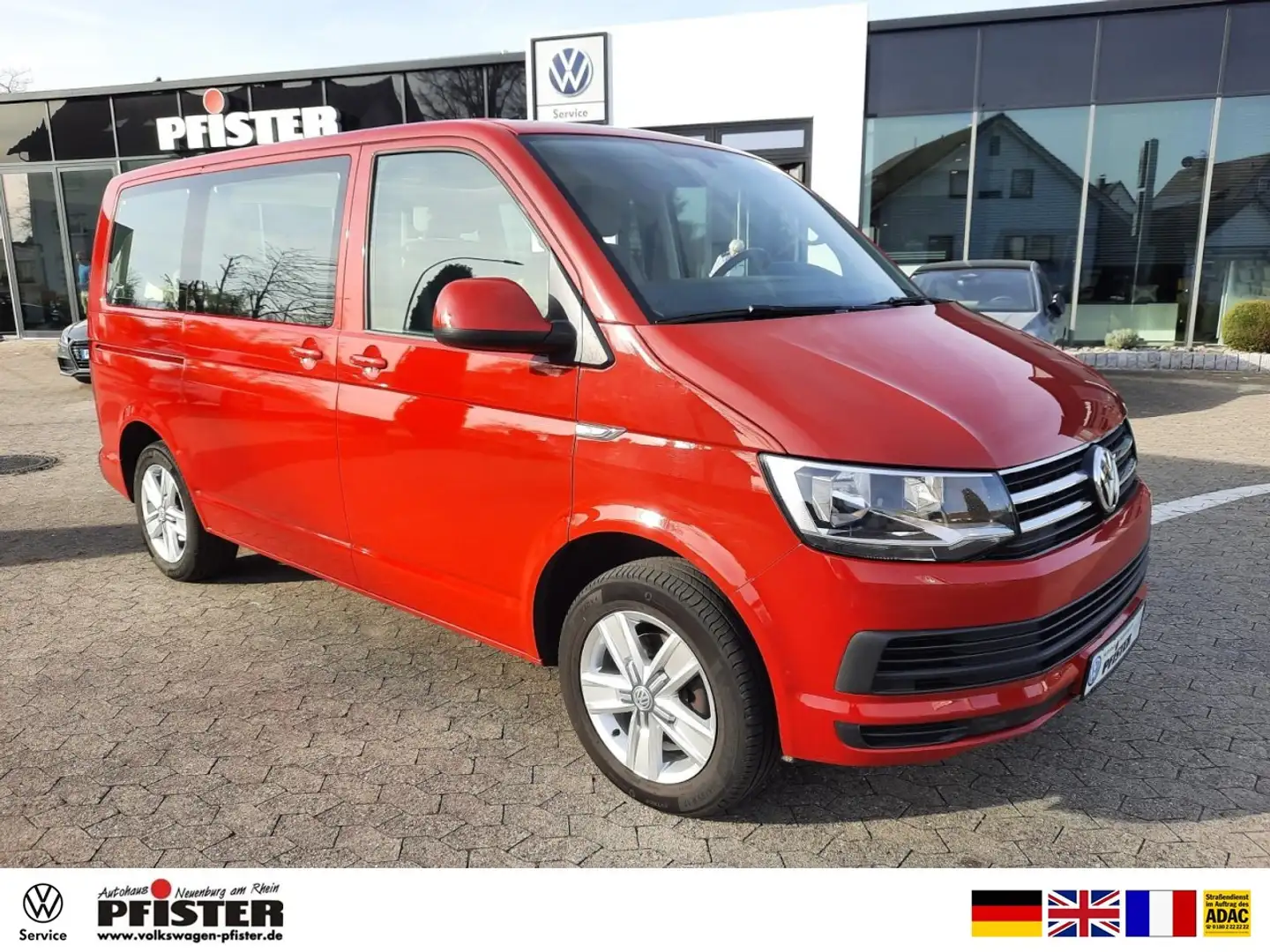 Volkswagen T6 Multivan Comfortline Navi Kamera Tempomat AHK Klima Navi Rot - 1