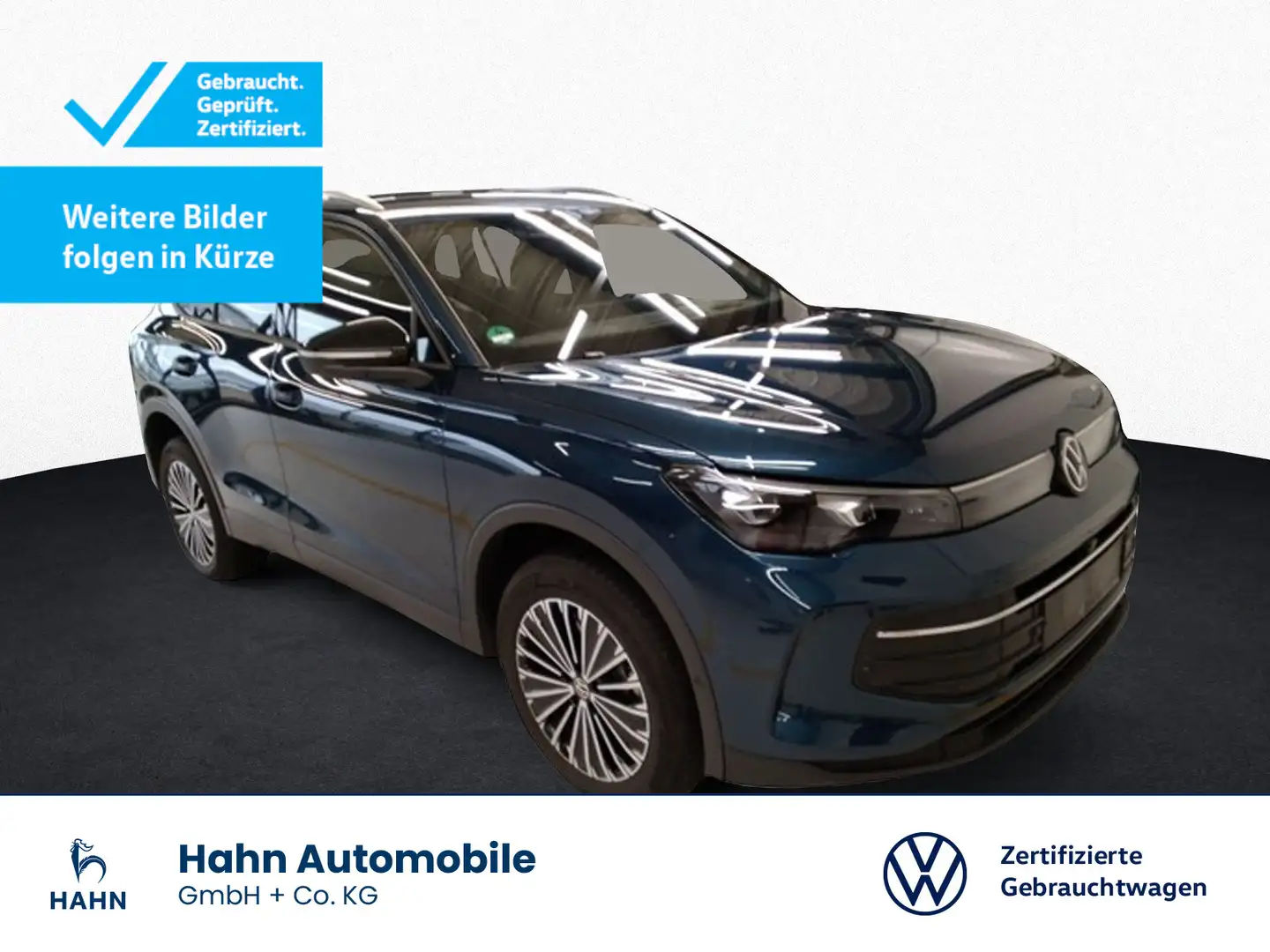 Volkswagen Tiguan 2.0TDI DSG Goal Matrix AHK 360° Navi HUD Blau - 1