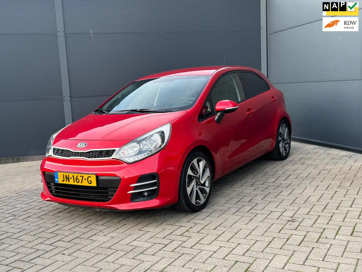 Kia Rio 1.2 CVVT ExecutiveLine Led. Camera, Navi ,Nap Rosso - 1