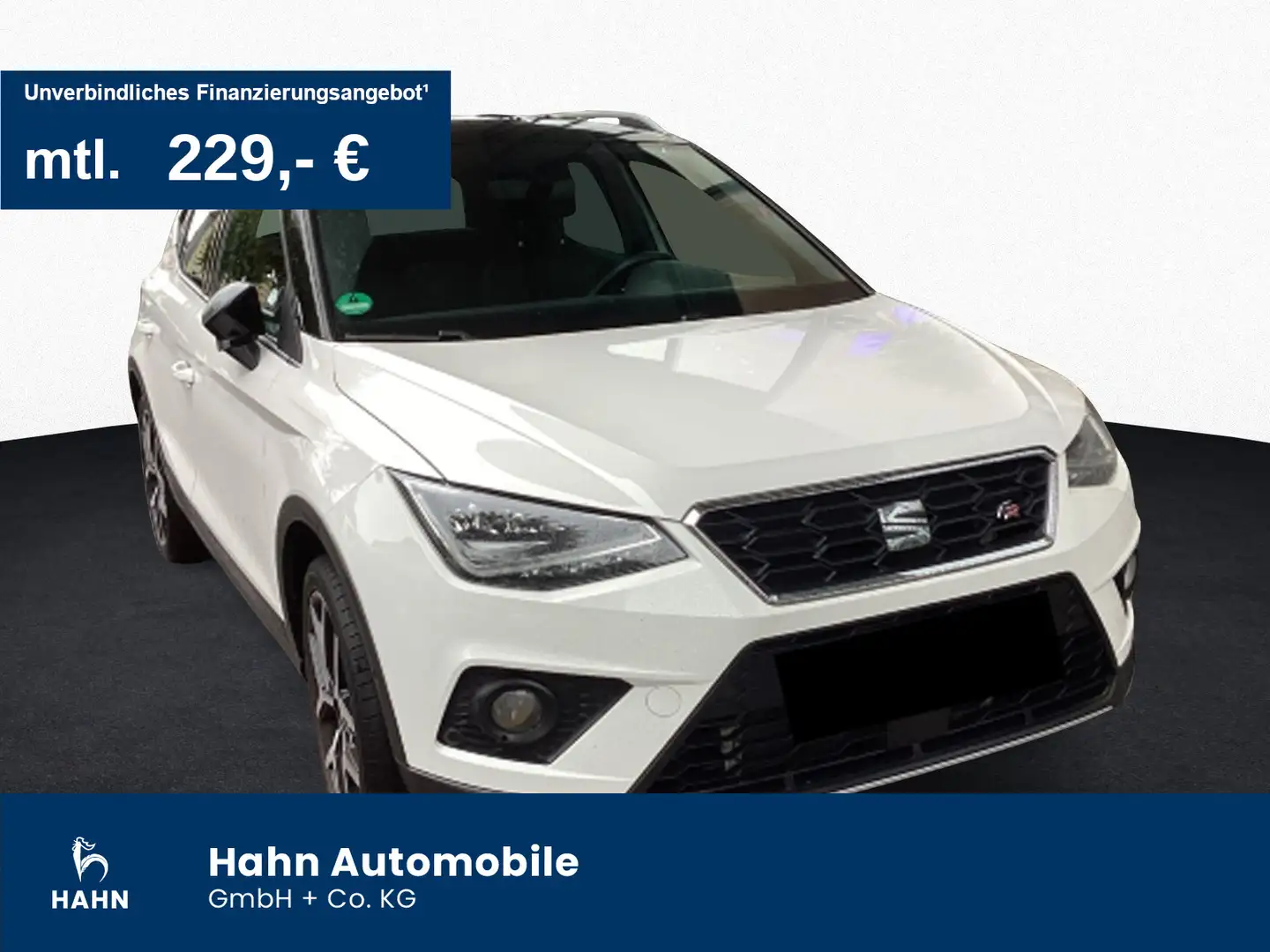 SEAT Arona 1.5TSI FR ACC CAM AHK Climatr Navi CarPla Schwarz - 1