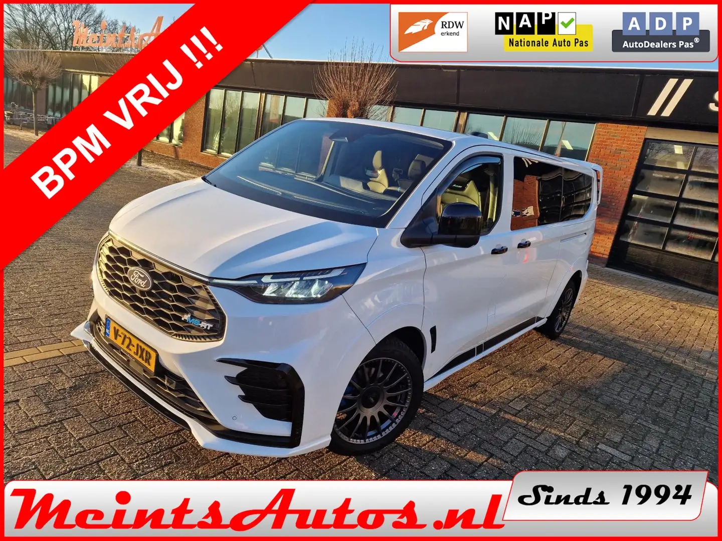 Ford Transit Custom MS-RT DC Dubbele Cabine L2H1 320 2.0 TDCI 170pk AW Wit - 1