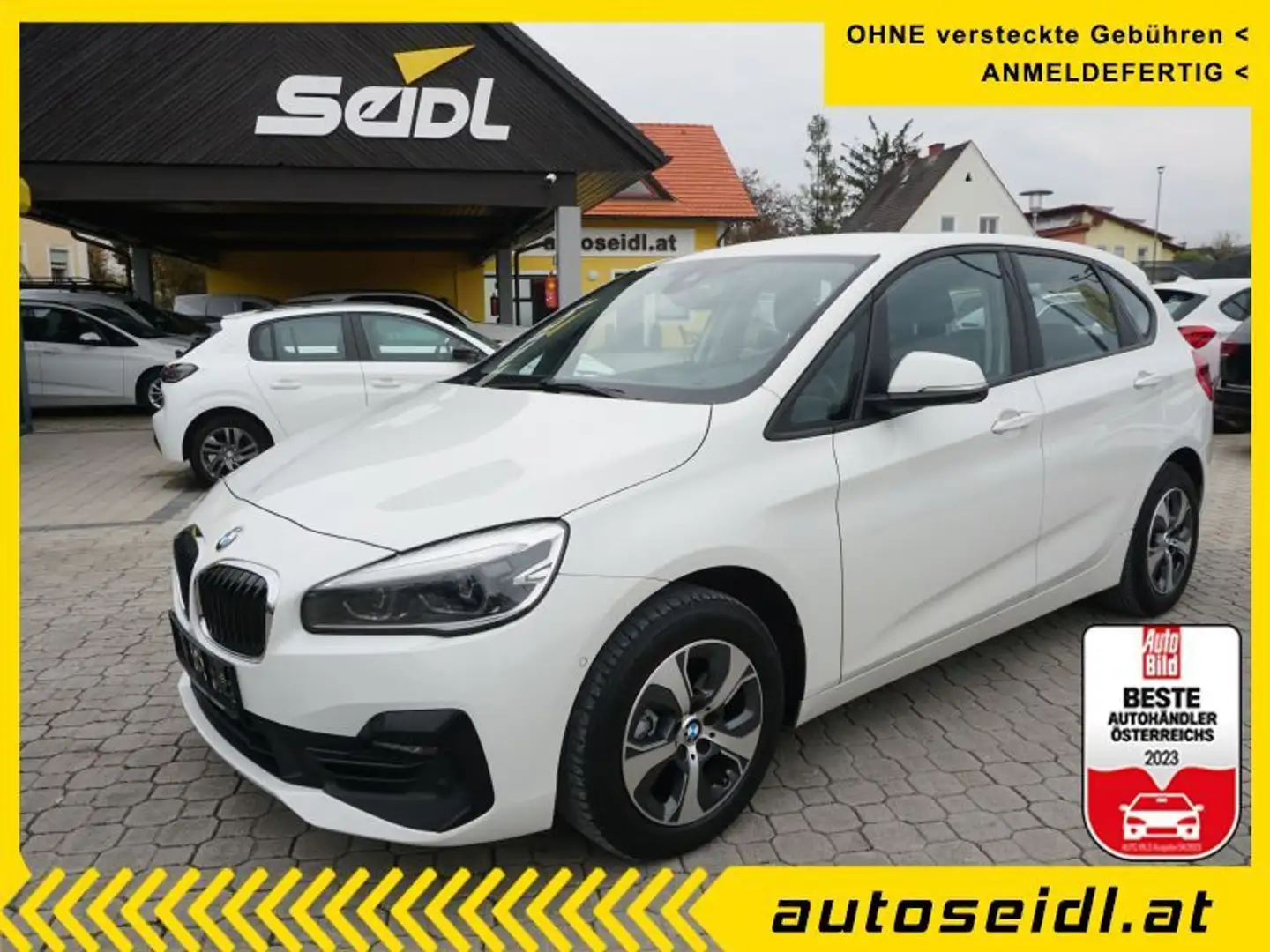 BMW 216 216d Active Tourer Aut. *SPORTLINE+LED+NAVI* Weiß - 1