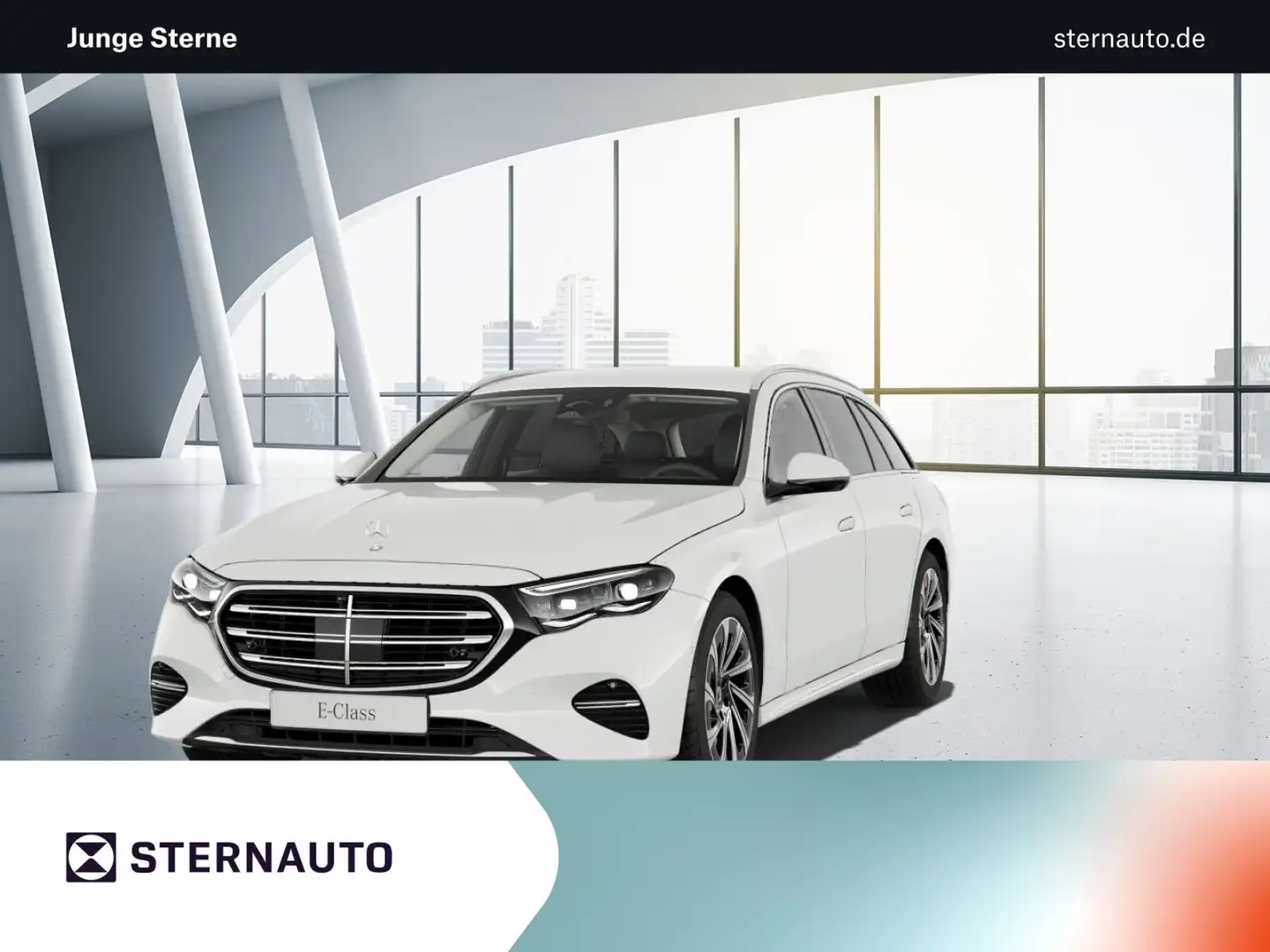 Mercedes-Benz E 300 E 300 T de Exclusive Premium AHK DigiLight Blanc - 1