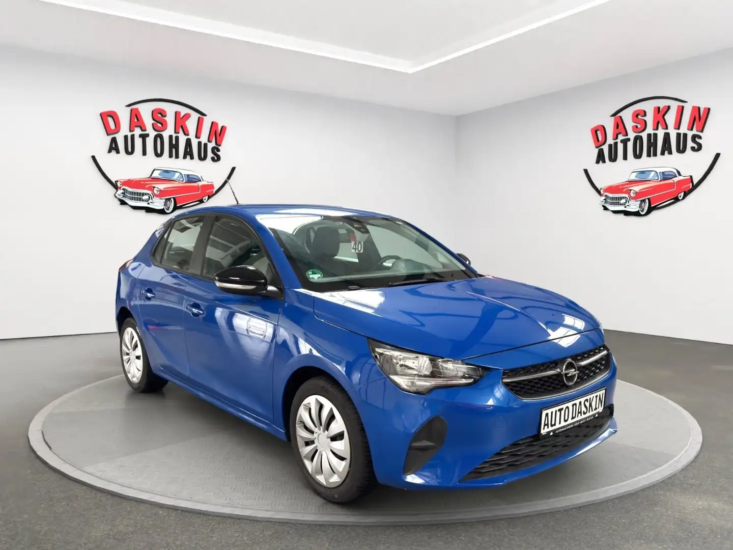 Opel Corsa F Edition 1.HAND/SCHECKHEFT/KLIMA Bleu - 1