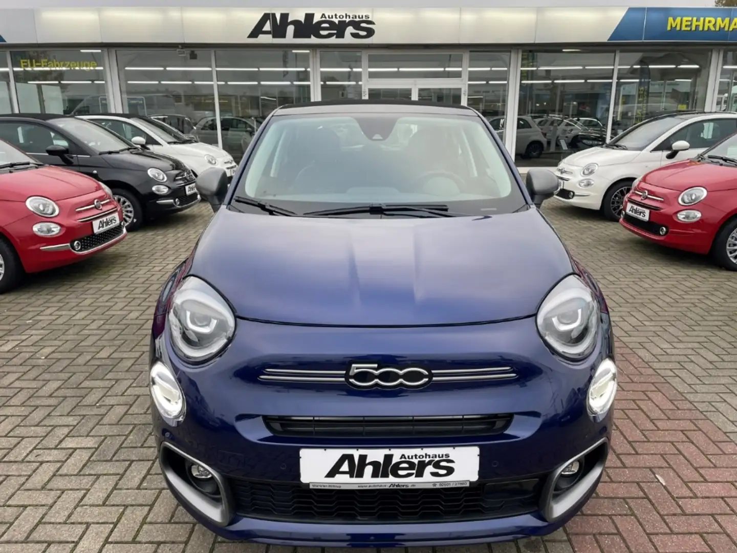 Fiat 500X Dolcevita Sport+FALTDACH+AUTOMATIK+NAVI+KAMERA+ACC Blau - 2