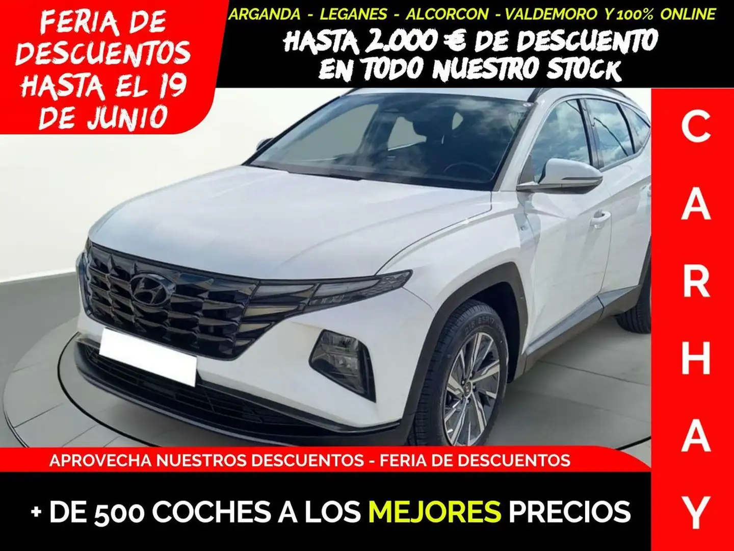Hyundai TUCSON 1.6 TGDI MHEV 110KW MAXX Blanco - 1