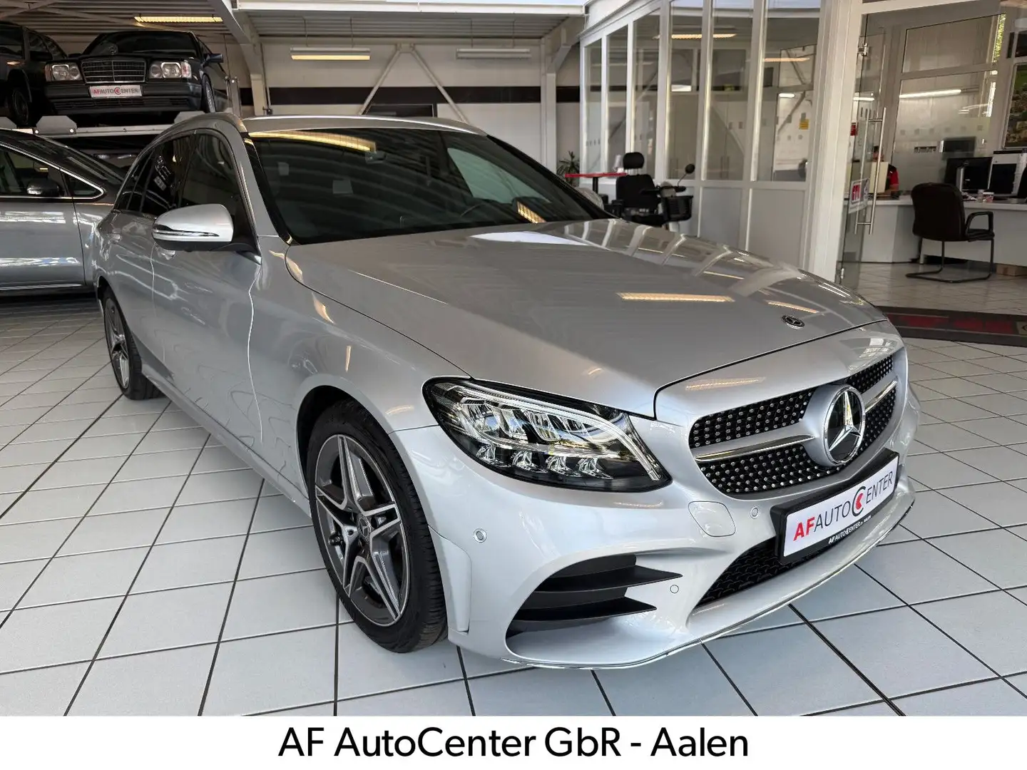 Mercedes-Benz C 300 T AMG Line *27.000km*LED*Leder*ACC*Carplay Argent - 1