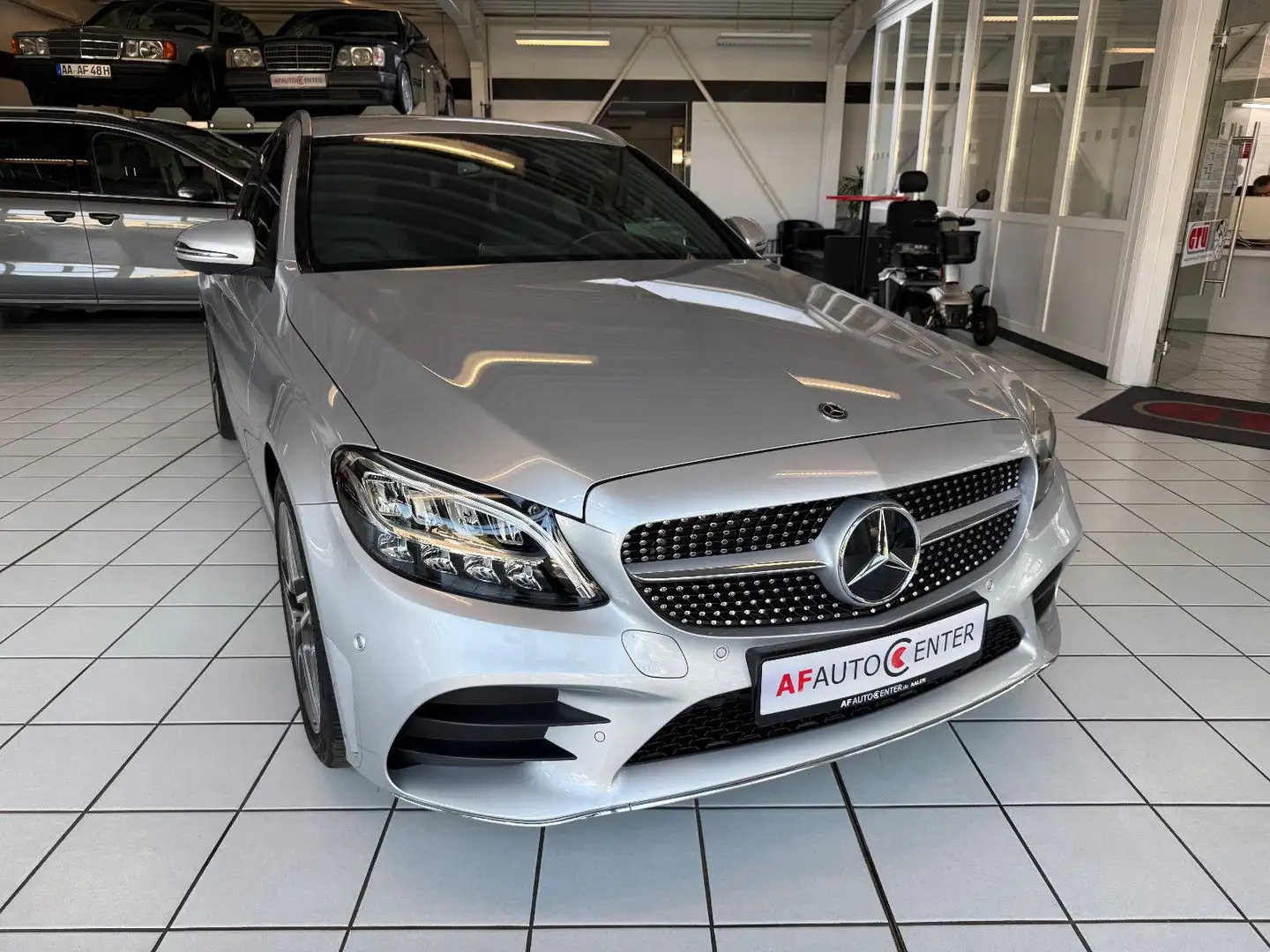 Mercedes-Benz C 300 T AMG Line *27.000km*LED*Leder*ACC*Carplay Argent - 2