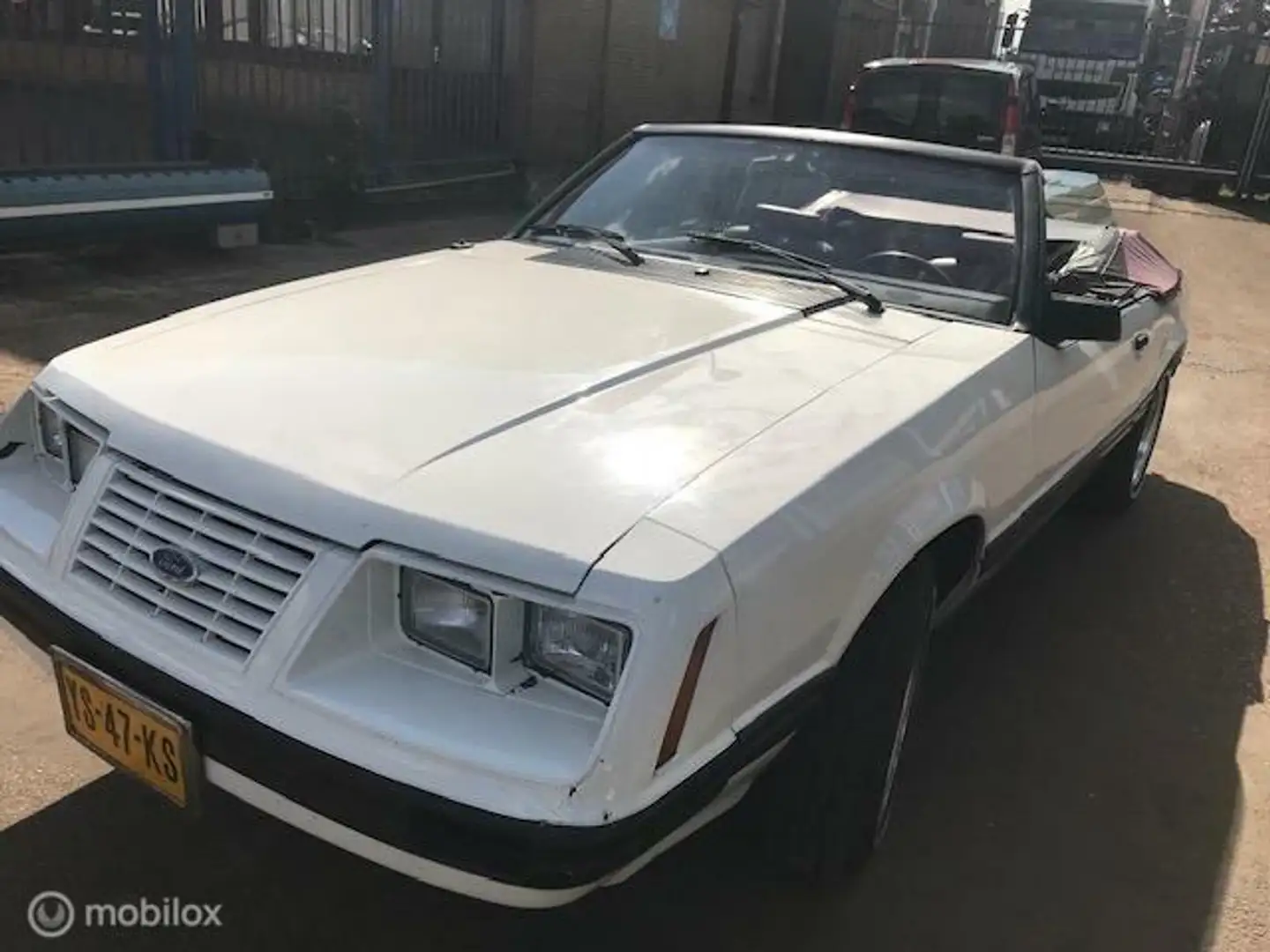 Ford Mustang Cabrio Mustang GLX Cabrio Lente actie € 650,00 kor Wit - 2