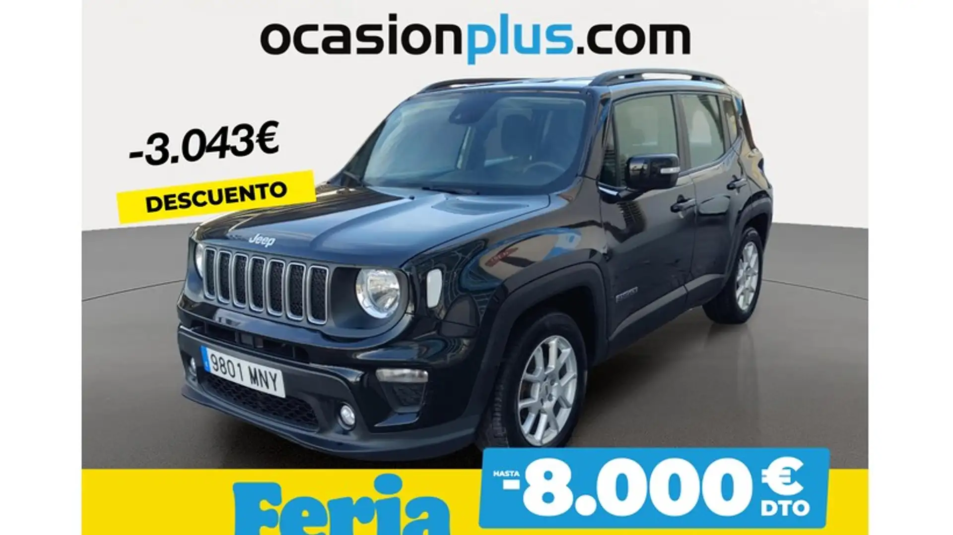 Jeep Renegade 1.0 Limited 4x2 Noir - 1