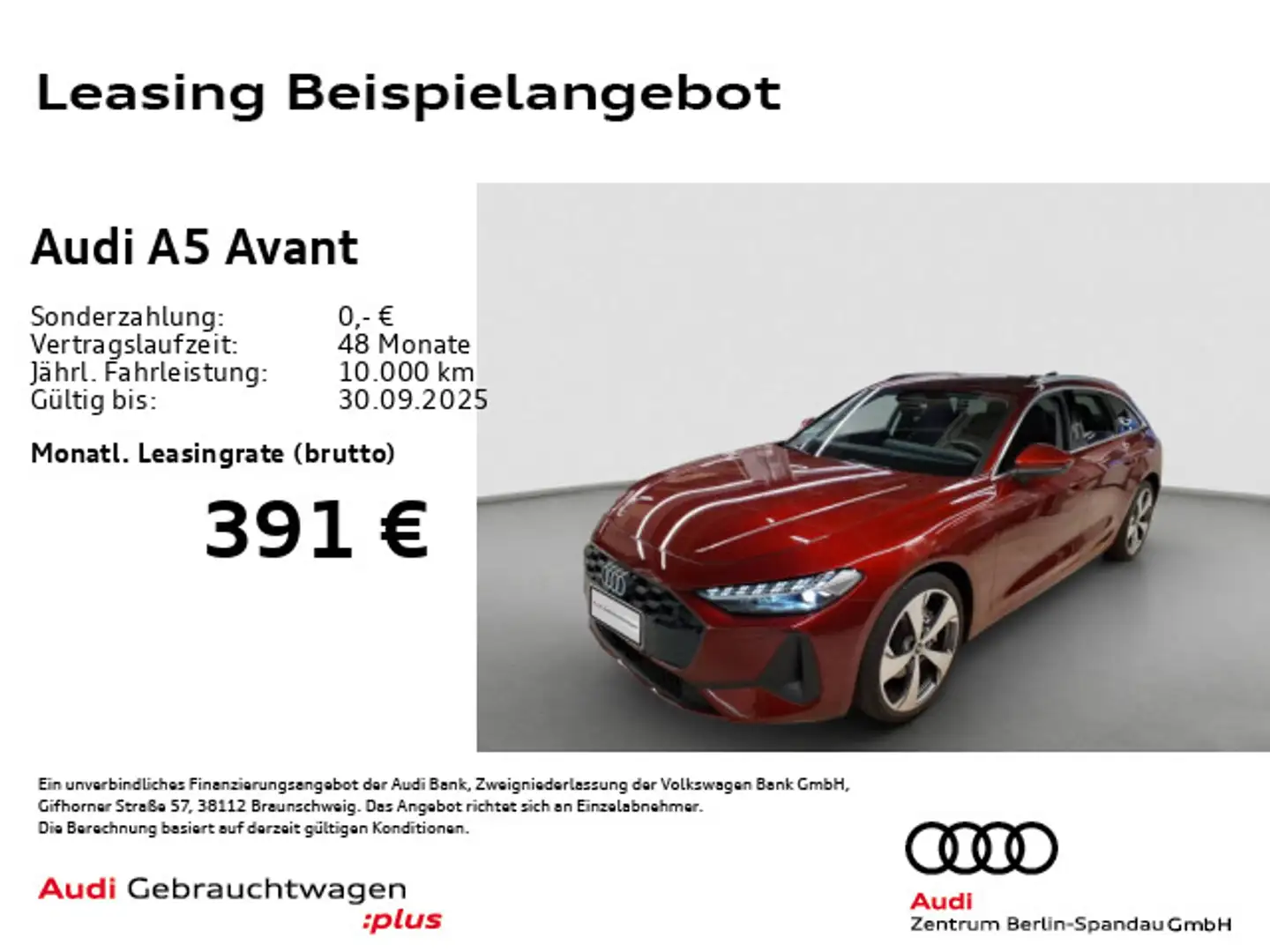 Audi A5 TFSI S tronic *AHK*ACC*LED+*R-CAM* Rot - 1
