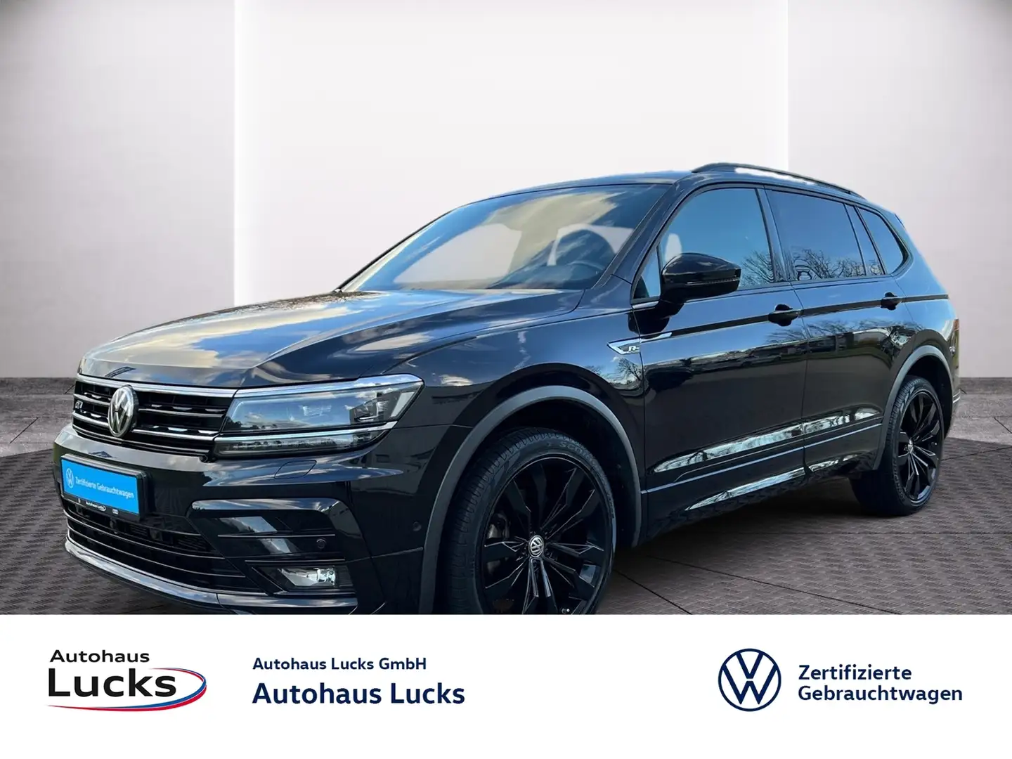 Volkswagen Tiguan Allspace 2.0 TDI Highline 4Motion Leder Black Sthzg "20" K Noir - 1