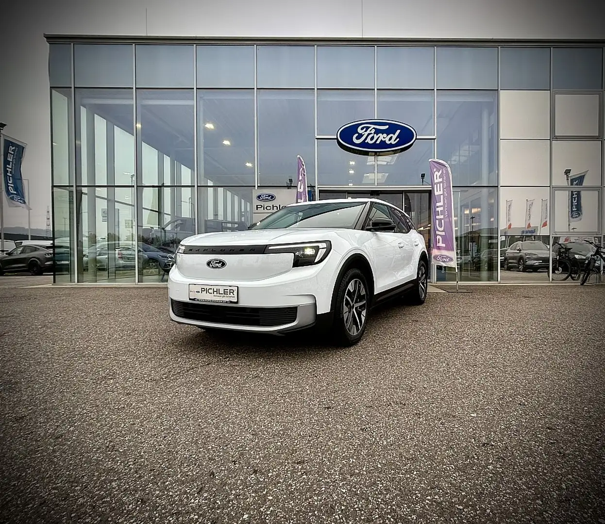 Ford Explorer 77kWh 286PS LEASING AKTION Weiß - 1