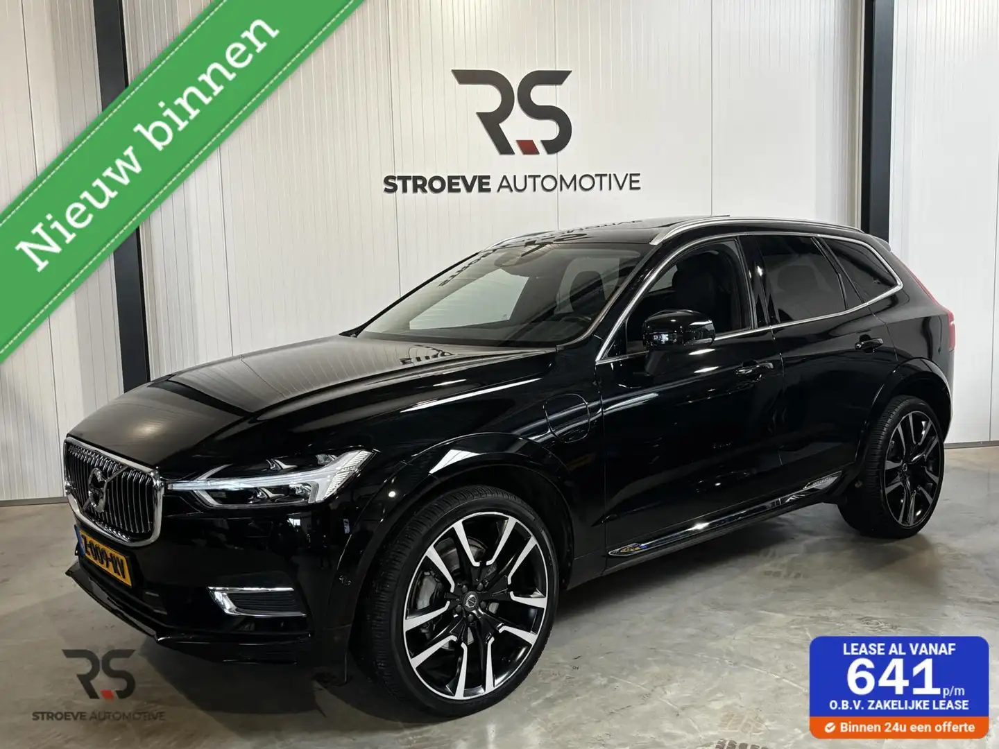 Volvo XC60 2.0 Recharge T6 AWD Inscription | Navi | LED | Pan Zwart - 1