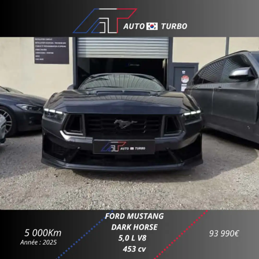 Ford Mustang 5.0 V8 453CH DARK HORSE BVA10 / PPF CERAMIQUE / PAS DE MALUS - 2