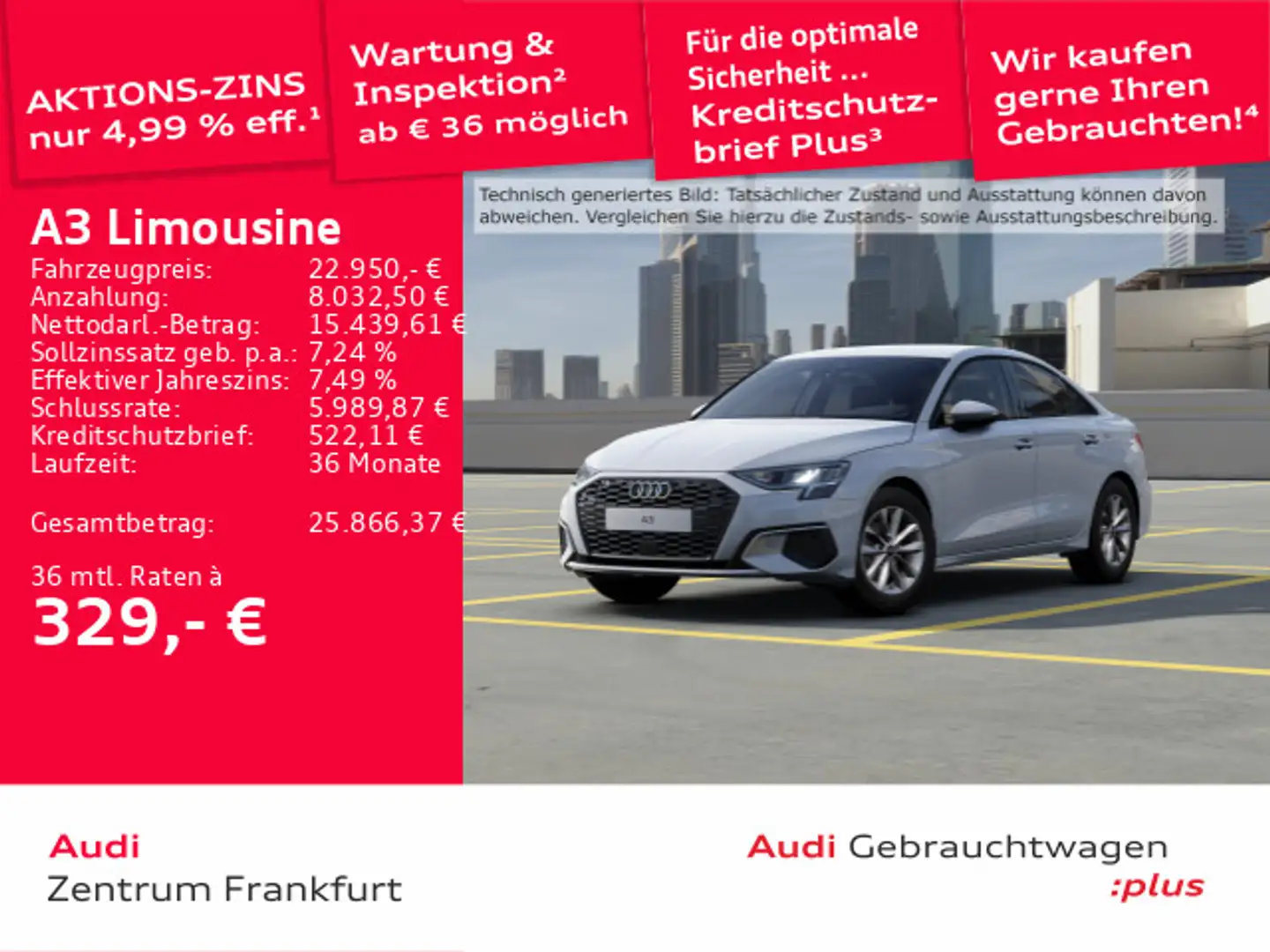 Audi A3 30 TFSI S tronic LED DAB VC PDC Weiß - 1
