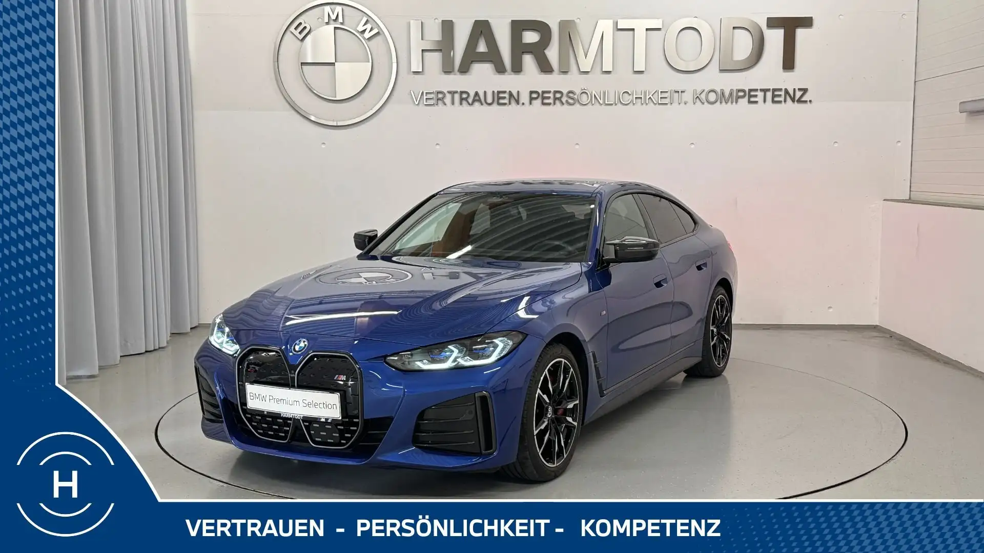 BMW i4 M50 xDrive *M-Sportpaket PRO* Bleu - 1