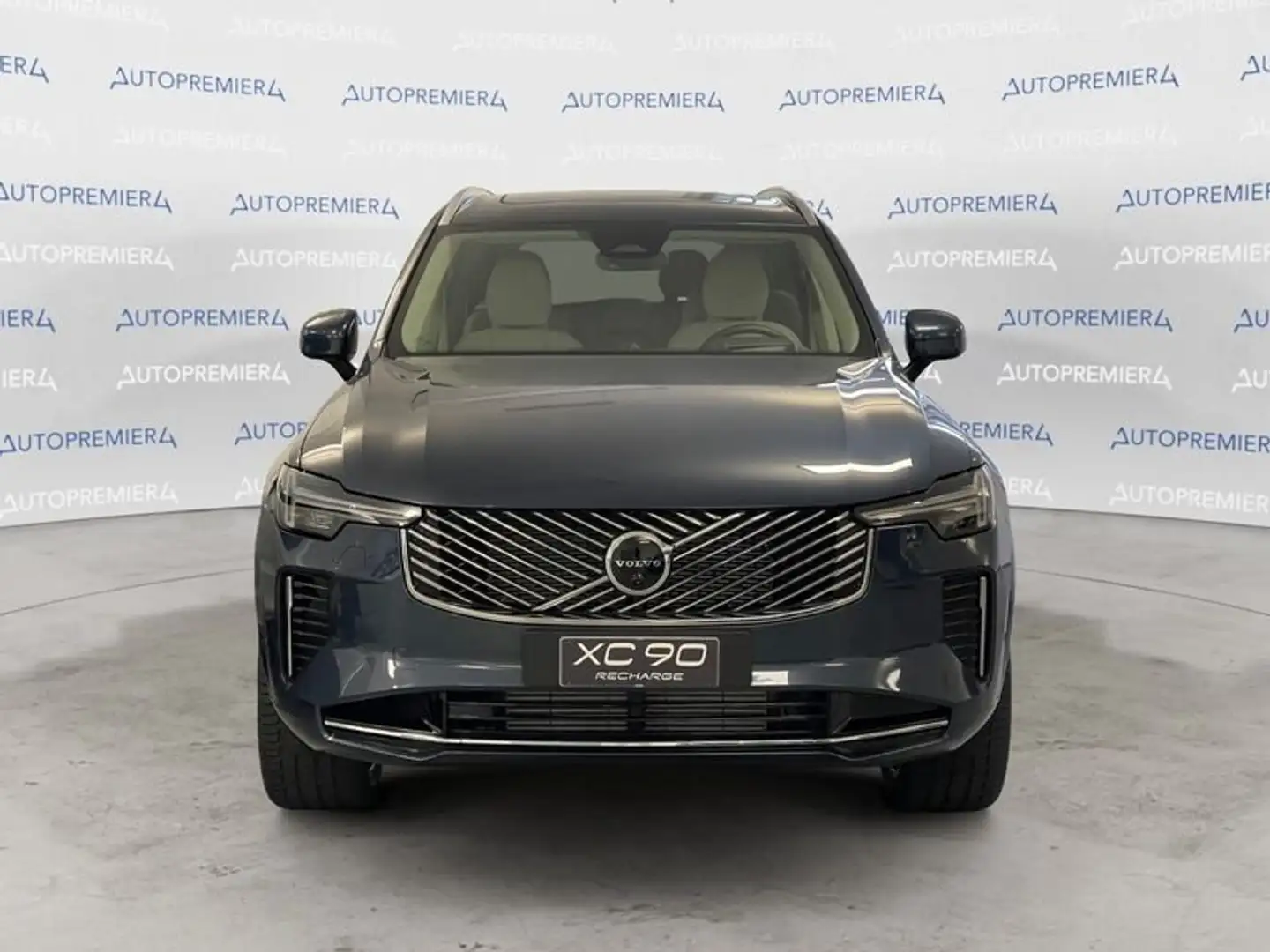 Volvo XC90 T8 Plug-in Hybrid AWD automatico 7 posti Ultra Br Blu/Azzurro - 2