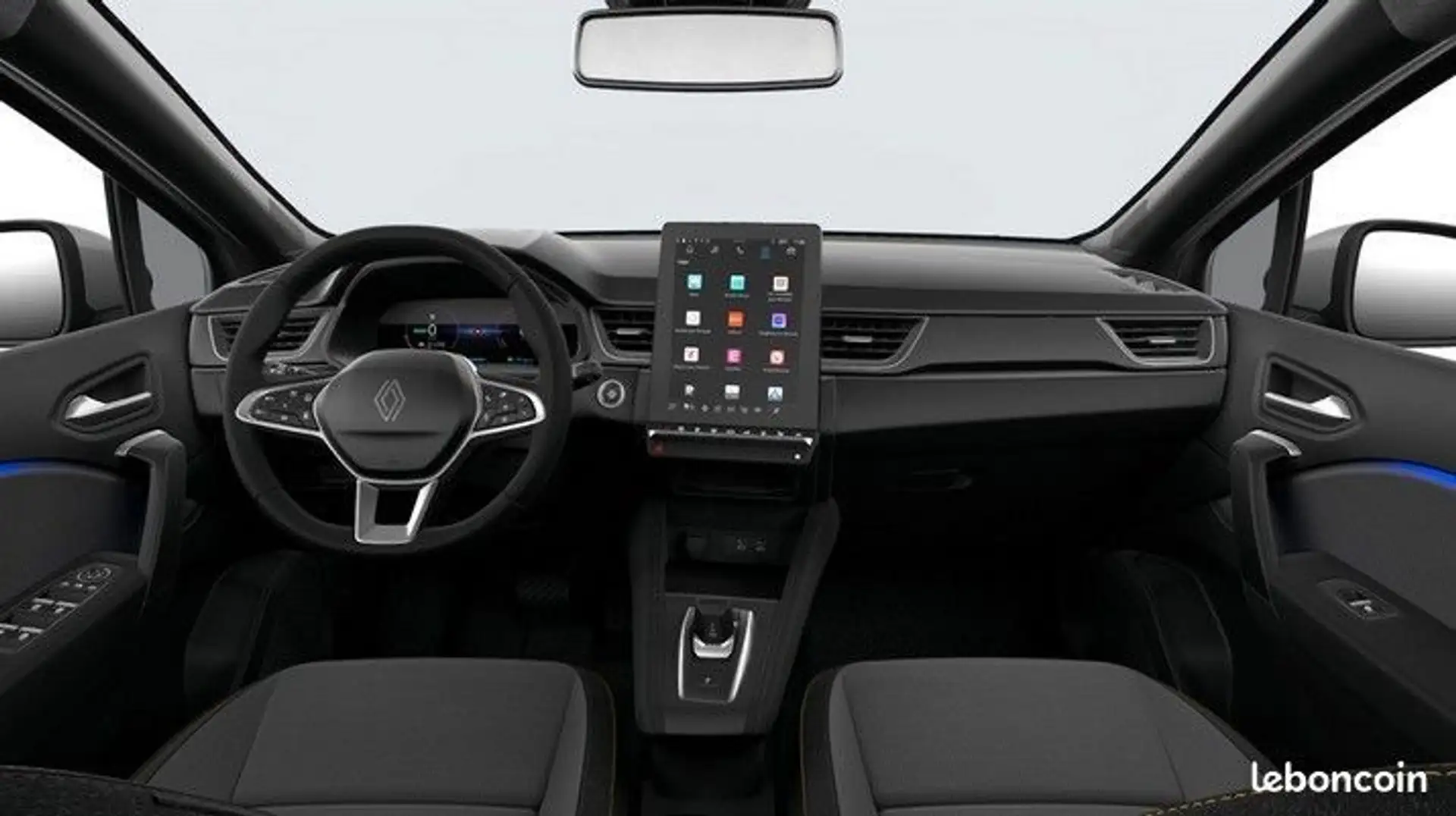 Renault Captur E-TECH FULL HYBRID 160 CH TECHNO + ROUE DE SECOURS Bleu - 2