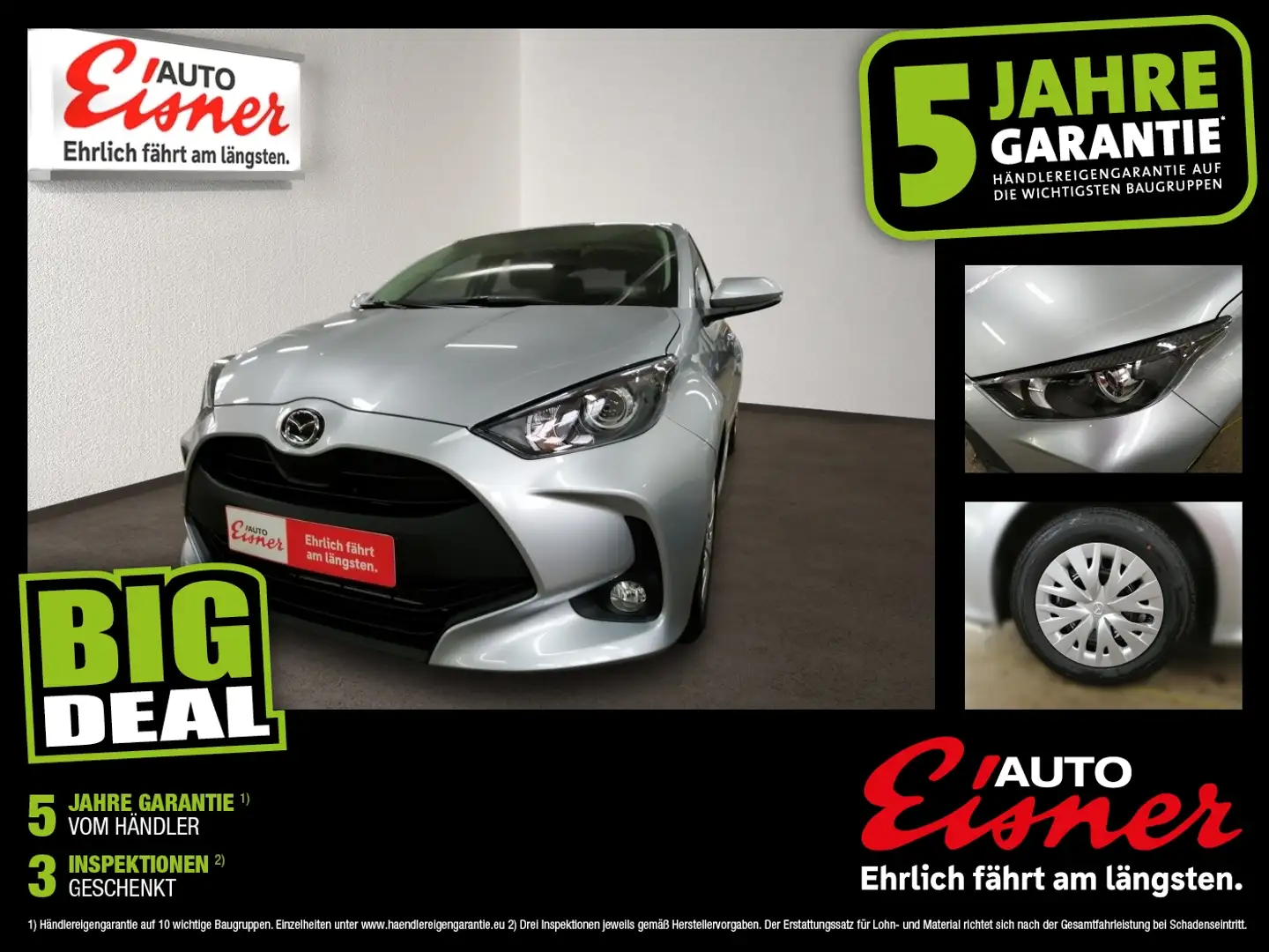 Mazda 2 HYBRID PURE PLUS Argent - 1