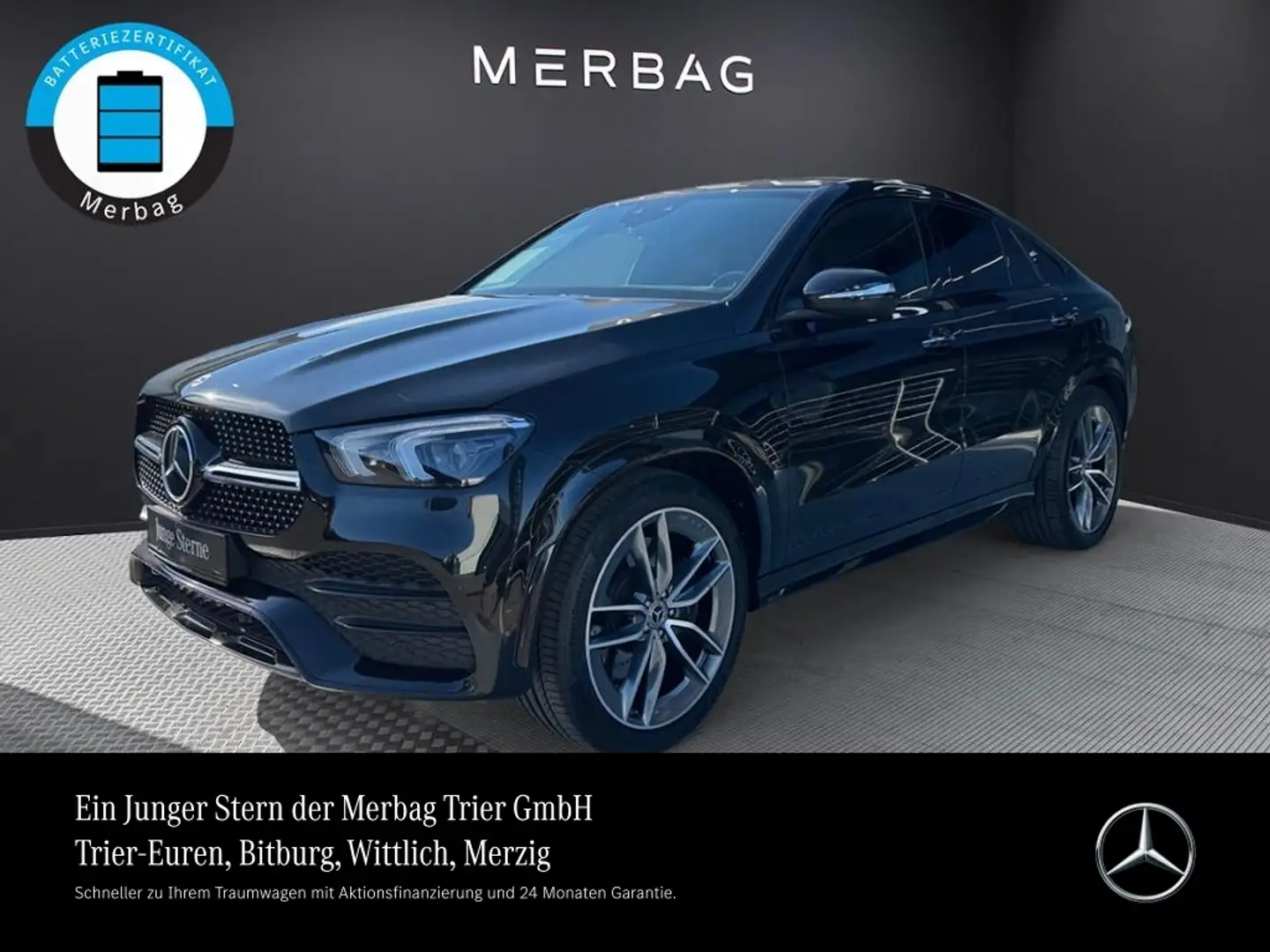 Mercedes-Benz GLE 350 e 4M CP *AMG Night Head up AHK MBeam Mem Schwarz - 1