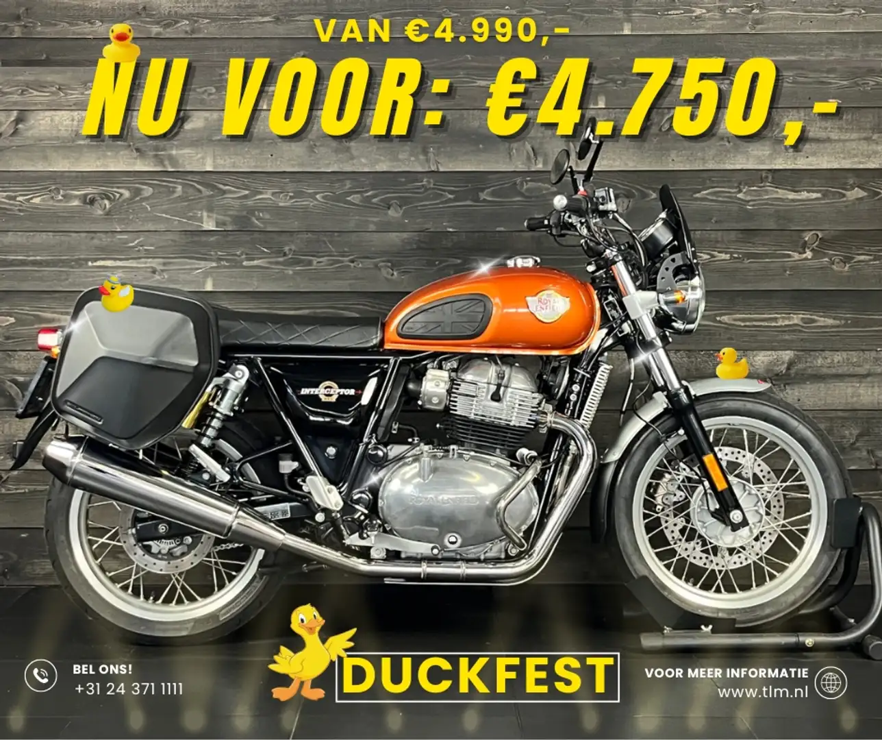 Royal Enfield Interceptor 650 Oranje - 1
