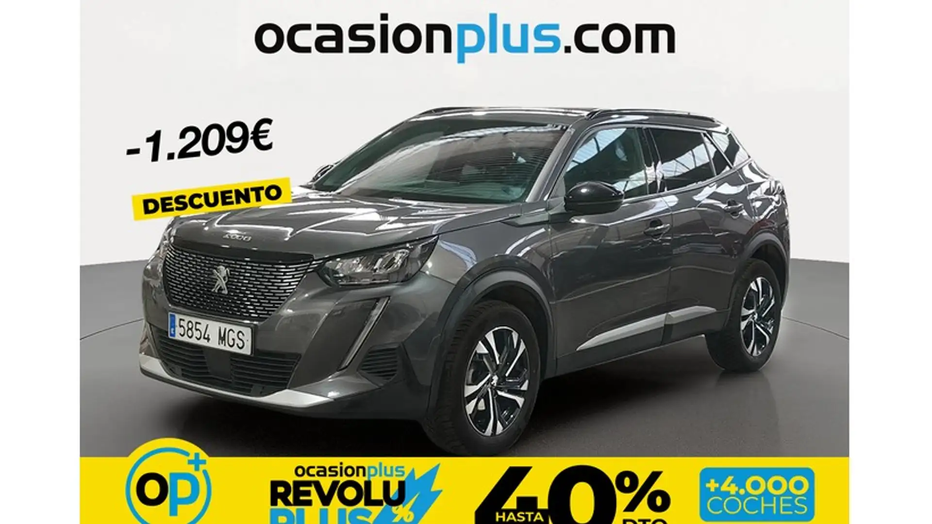 Peugeot 2008 1.2 PureTech S&S Allure Pack 130 Grau - 1
