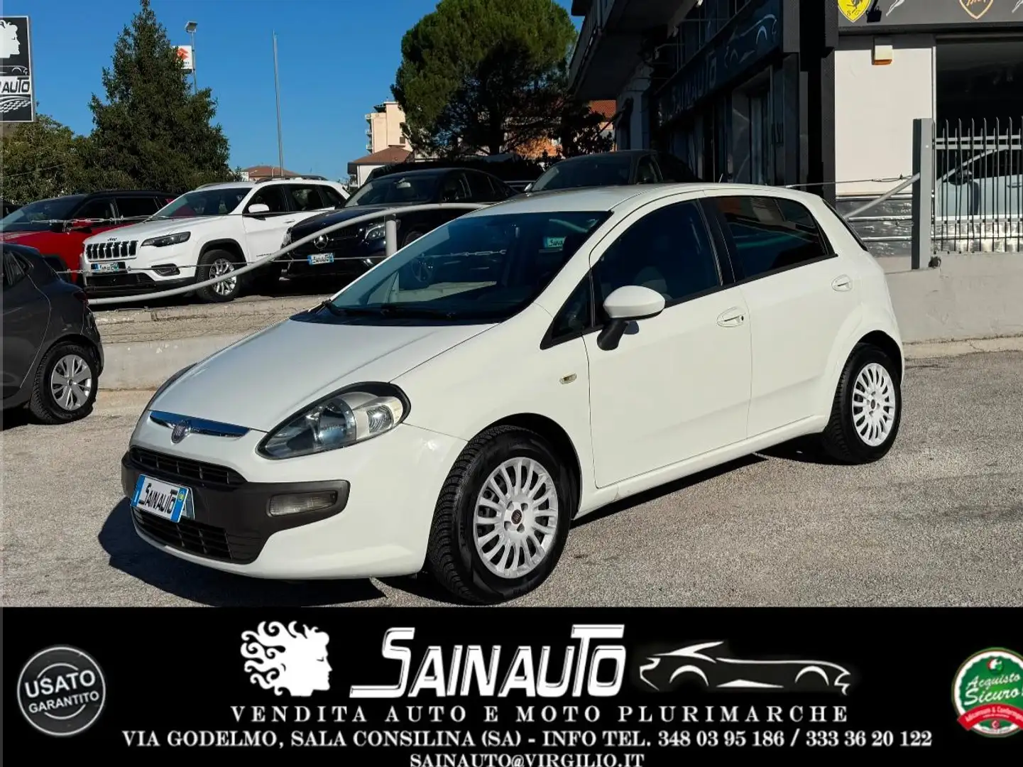 Fiat Punto Evo Fiat Punto Evo 1.3 Mjt 75 CV 5pGARANZIA Blanc - 1