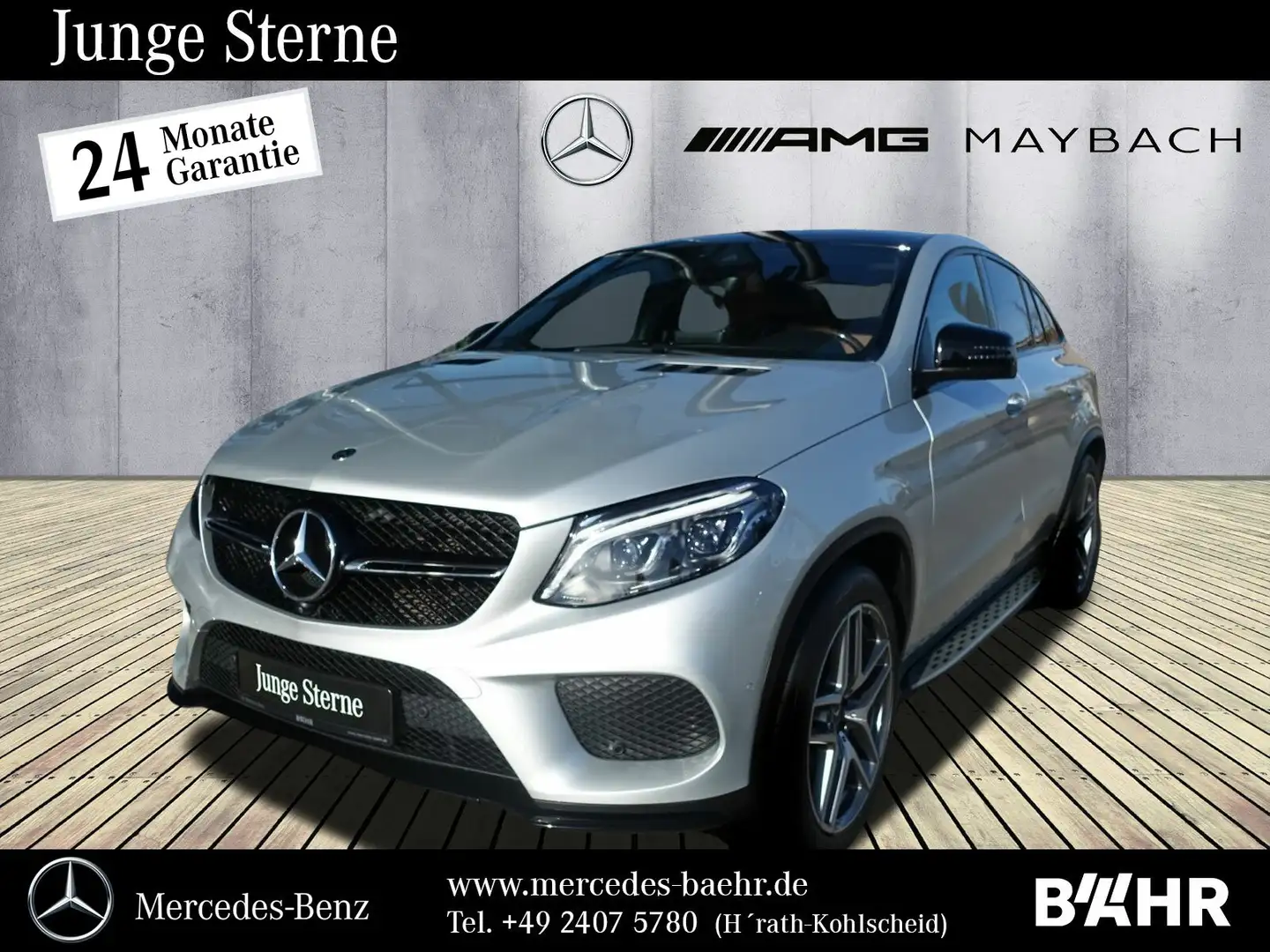 Mercedes-Benz GLE 400 GLE 400 4M Coupé AMG+Exclusive/Comand/LED/AHK Silber - 1