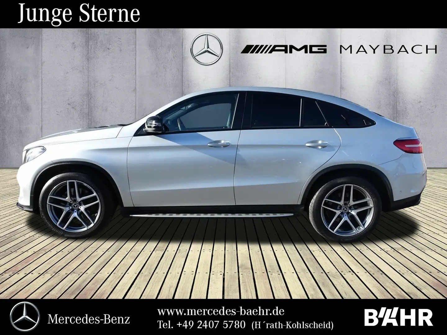 Mercedes-Benz GLE 400 GLE 400 4M Coupé AMG+Exclusive/Comand/LED/AHK Silber - 2
