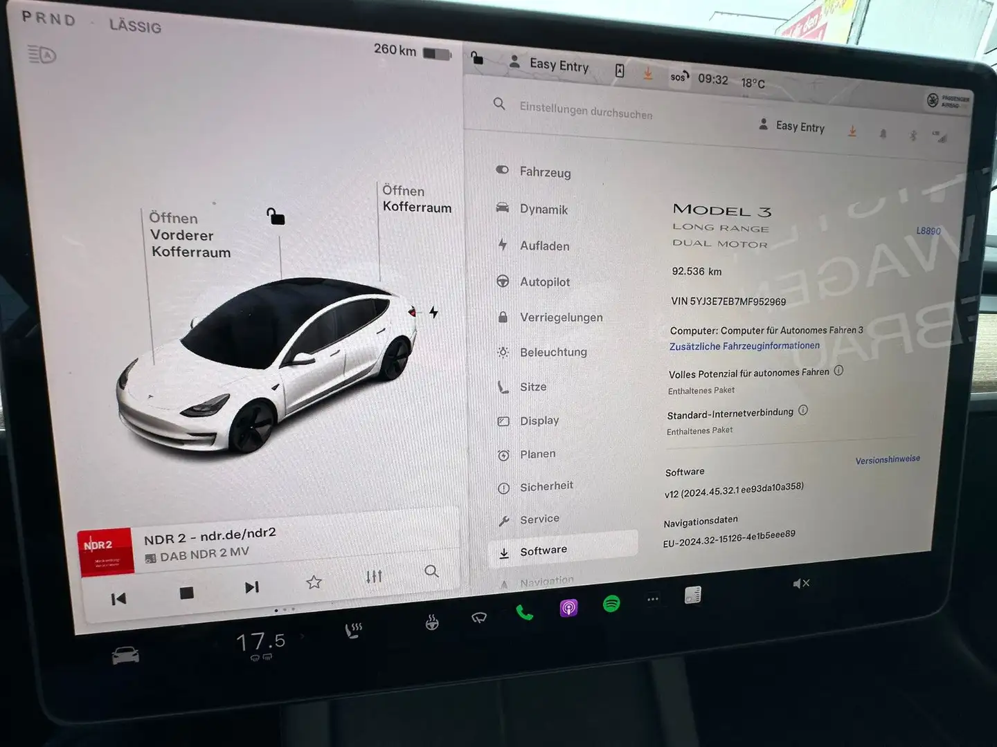 Tesla Model 3 Long Range Dual AWD Matrix LED FSD Weiß - 2