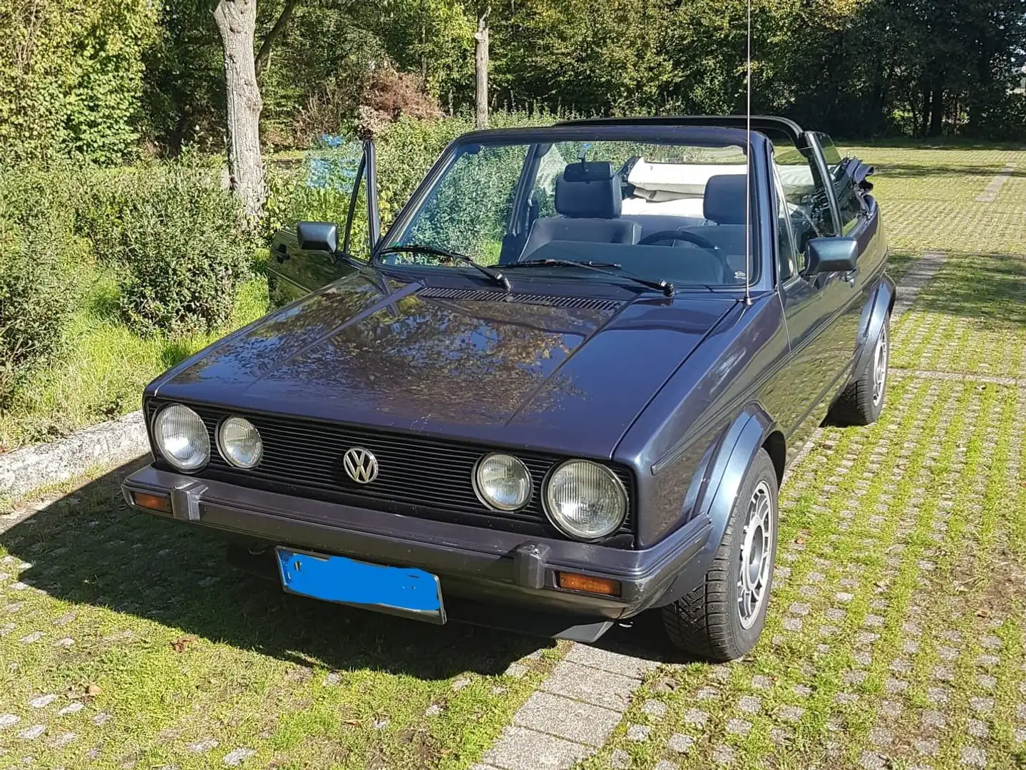 Volkswagen Golf Cabriolet Golf Cabrio (GL) Bleu - 1