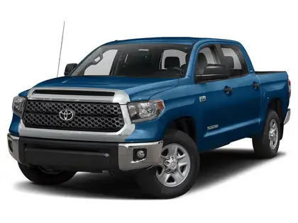 Blue 2018 Toyota Tundra Pickup Truck Four-Wheel Drive 6-Speed Automatic