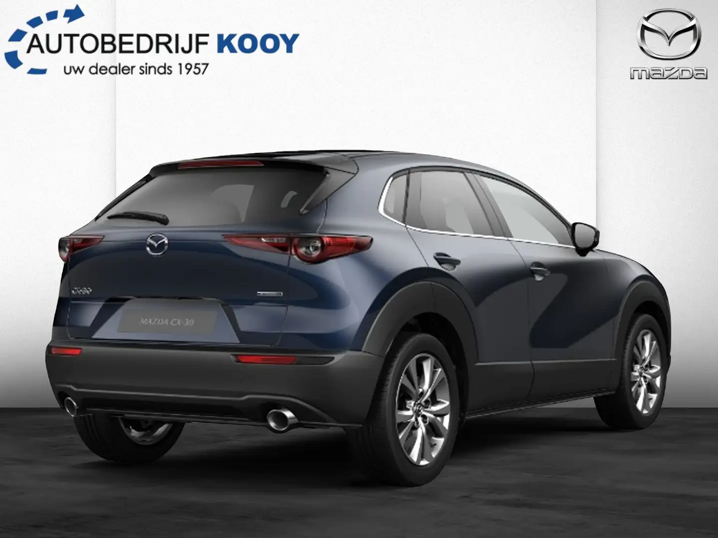 Mazda CX-30 2.0 eSkyActiv-X Takumi / Automaat / Wit leer plava - 2