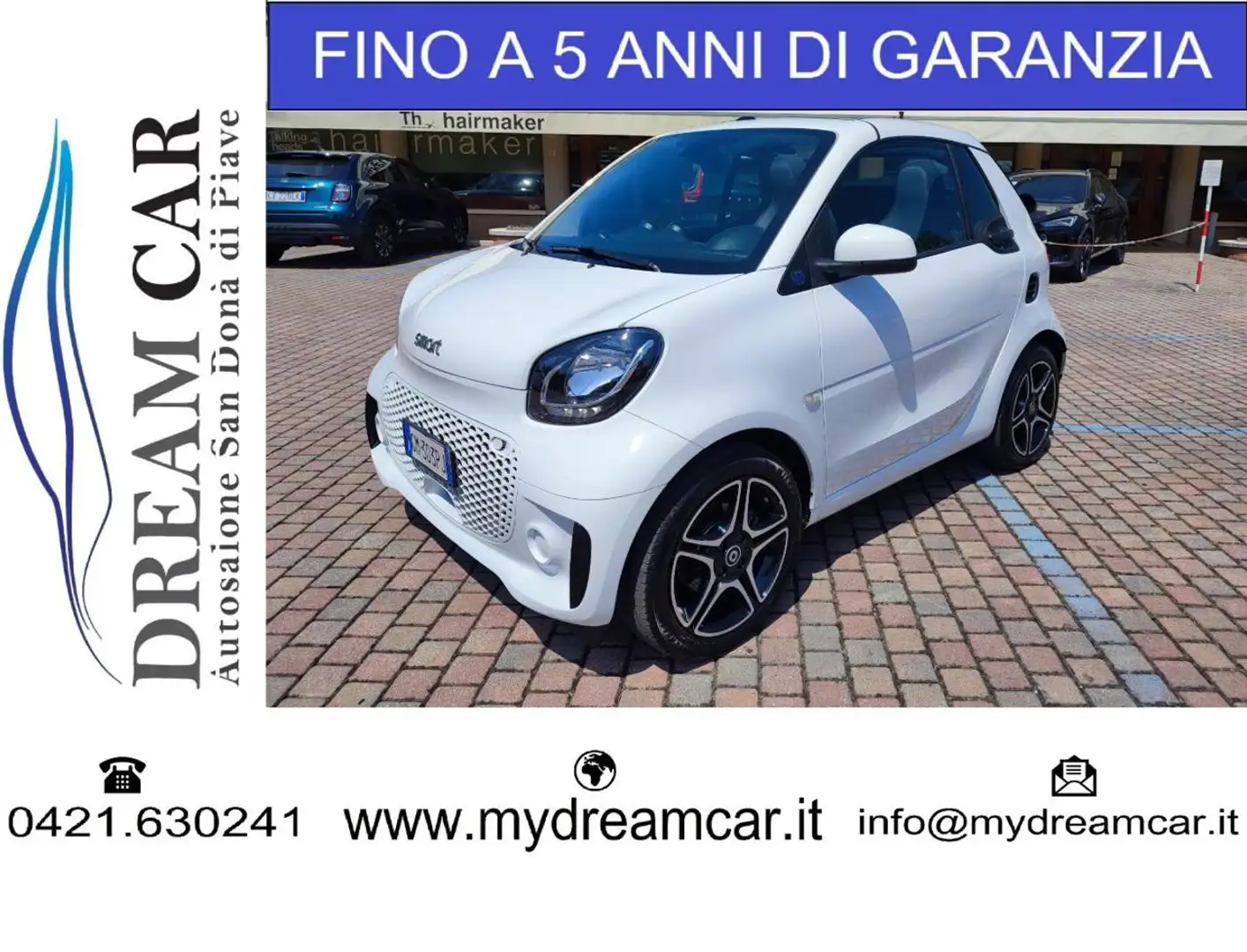 smart forTwo EQ cabrio Pulse Passion Prezzo VERO! Bianco - 1