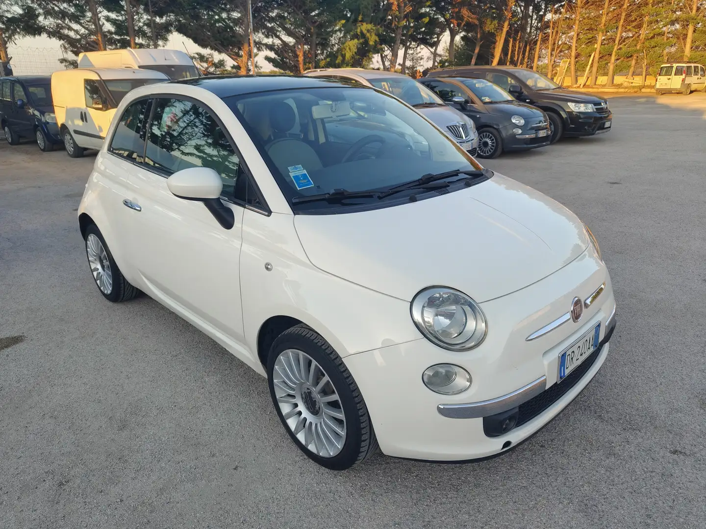 Fiat 500 1.2 Lounge 69cv Bianco - 1