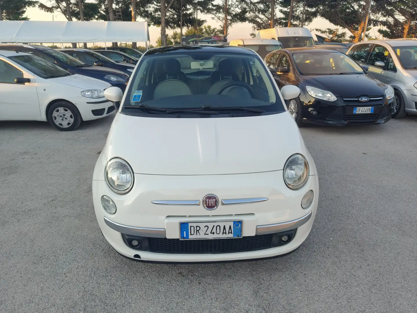 Fiat 500 1.2 Lounge 69cv Bianco - 2