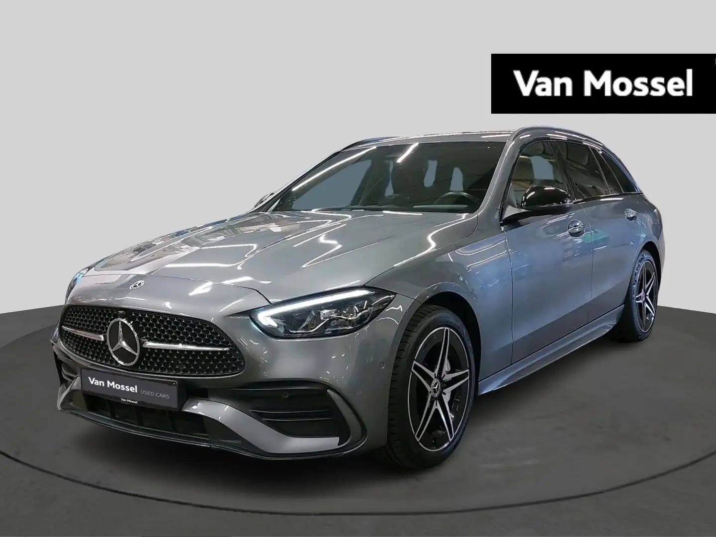 Mercedes-Benz C 300 e AMG Line Estate + TREKHAAK + CARPLAY + LED + CAM Gris - 1