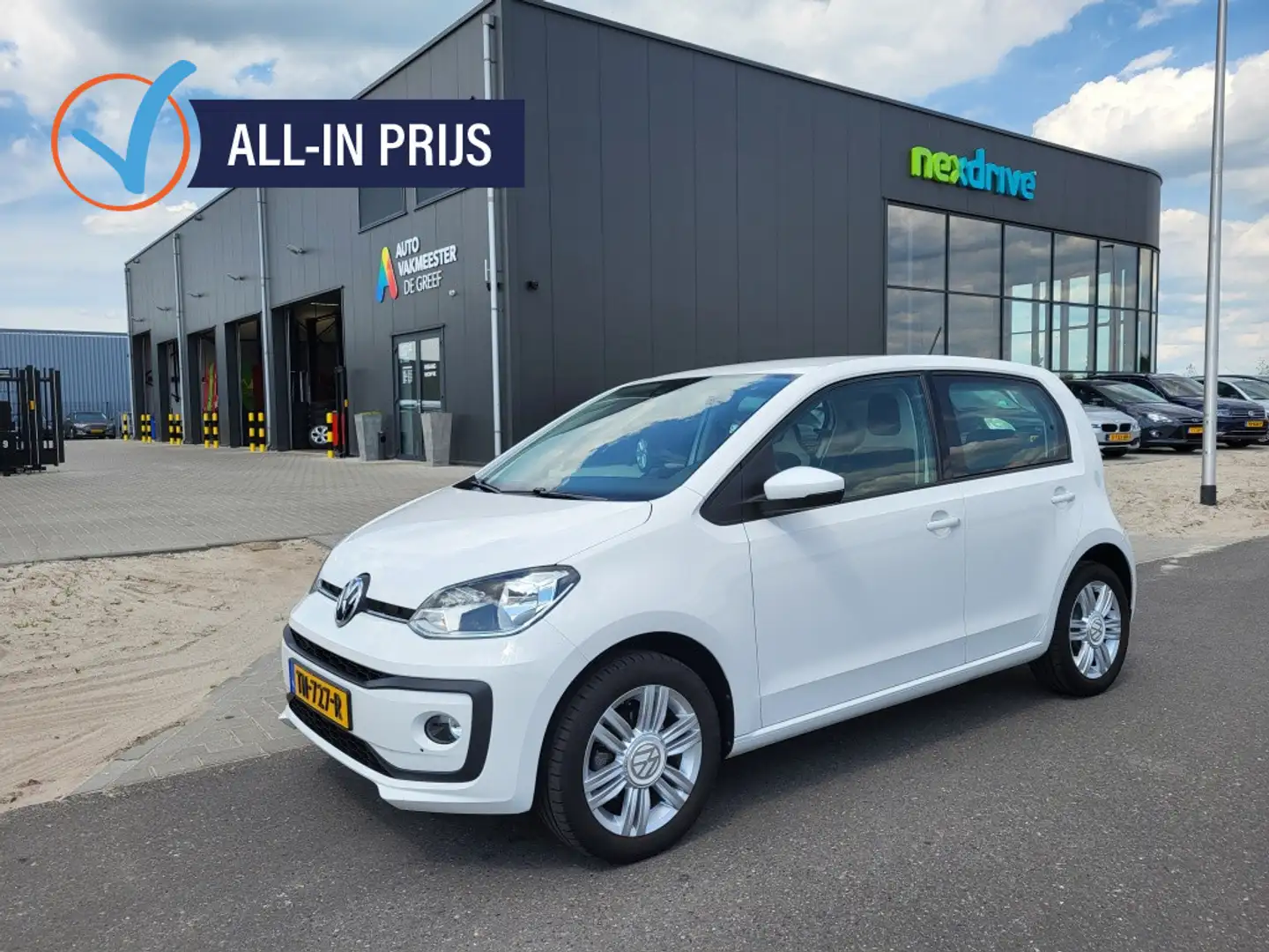 Volkswagen up! 1.0 BMT high up! 1e eigenaar Camera Cruise-control White - 1