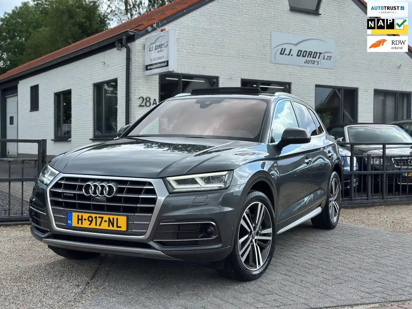 Audi Q5 2.0 TDI quattro Pro Line S-Line|pano|headup|Luchtv Grijs - 1