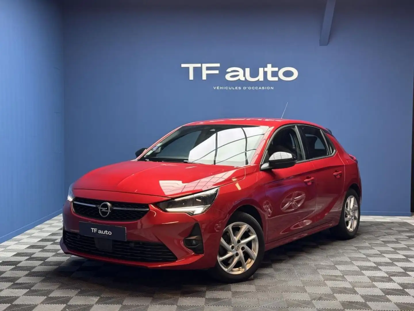 Opel Corsa 1.2i Turbo - 130 S&S - BVA F BERLINE GS Line PHASE 1 Rouge - 1