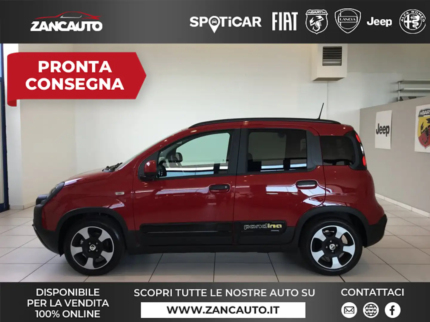 Fiat Panda S9 1.0  Hybrid Pandina - PROMO LUGLIO + TARGA Rouge - 1