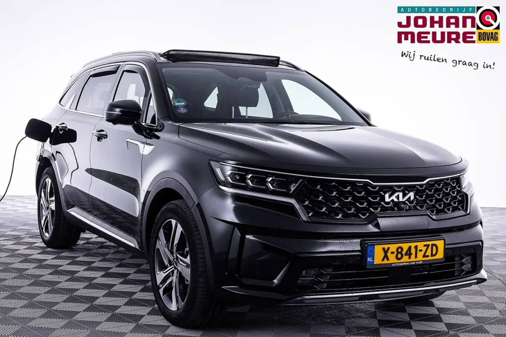 Kia Sorento 1.6 T-GDI Plug-in Hybrid 4WD Edition 7p. | PANORAM Zwart - 1