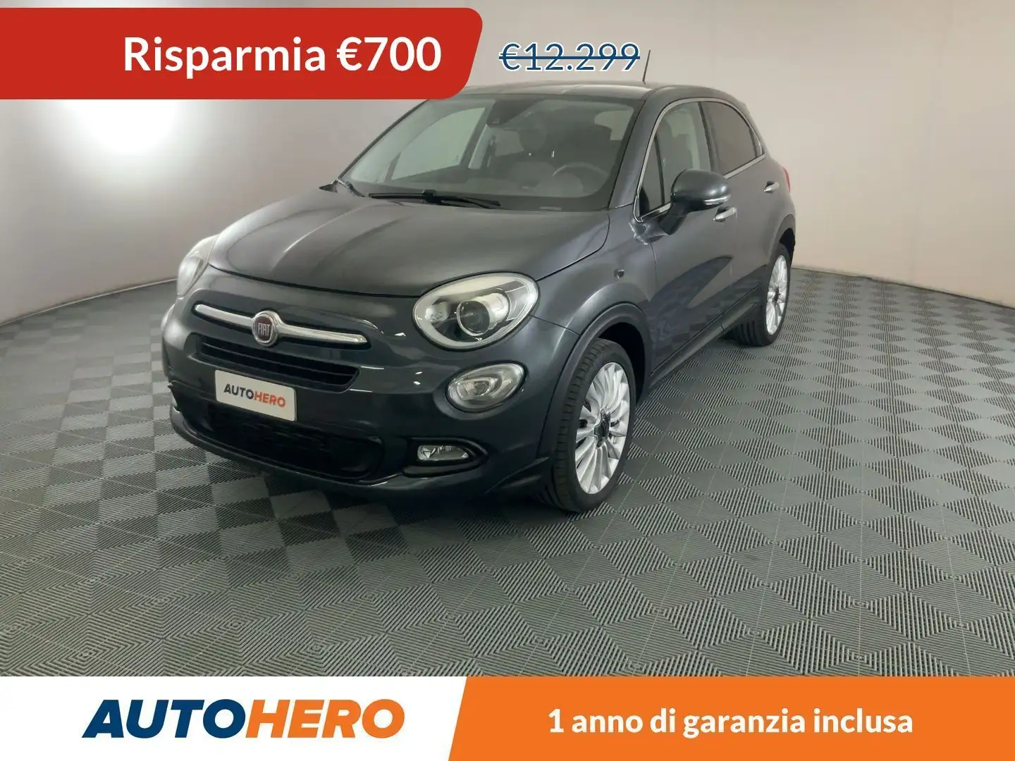 Fiat 500X 1.6 JTDM Lounge Grigio - 1