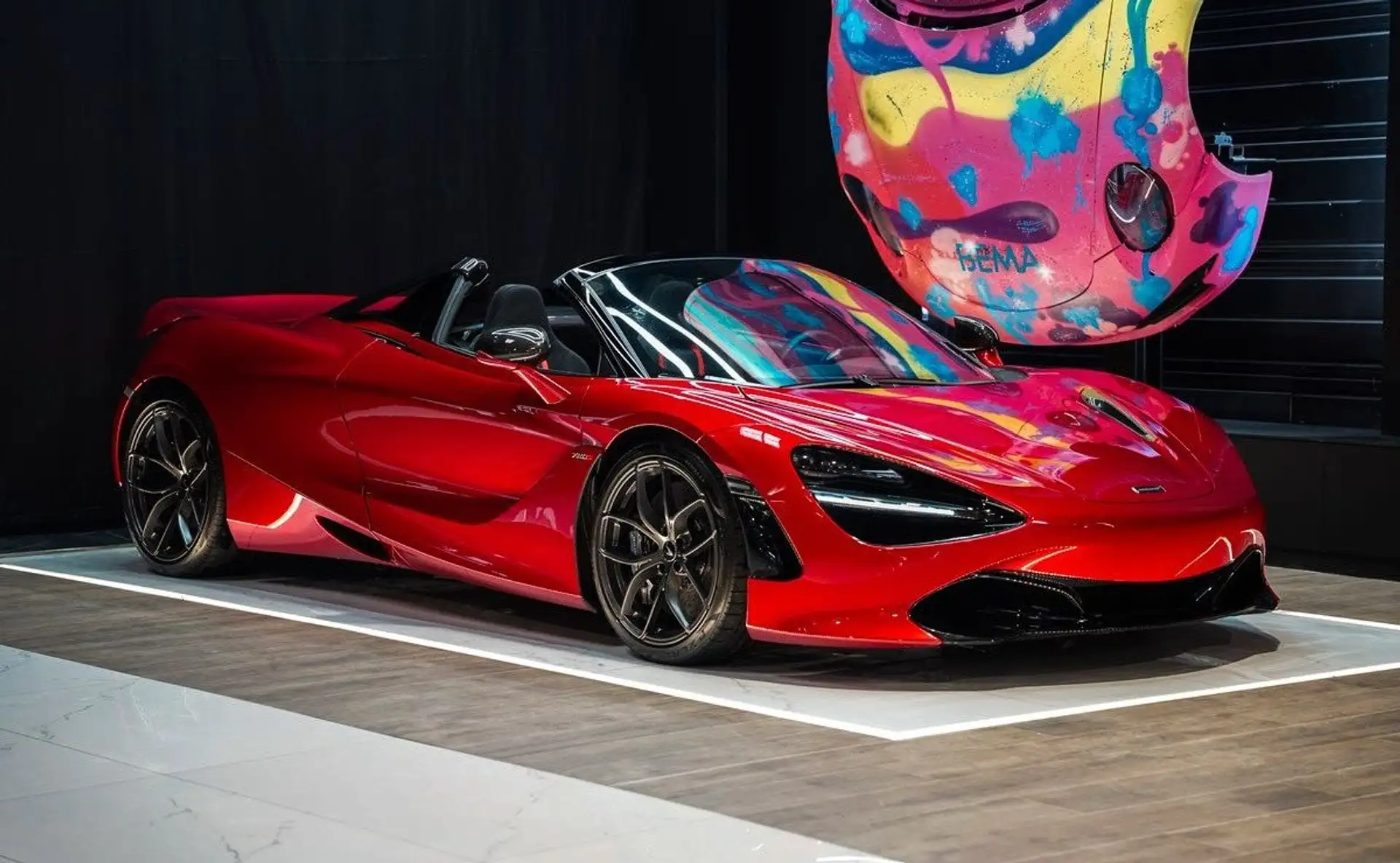 맥라렌 720S 720 Sport Spider 2018 빨강 사진 1